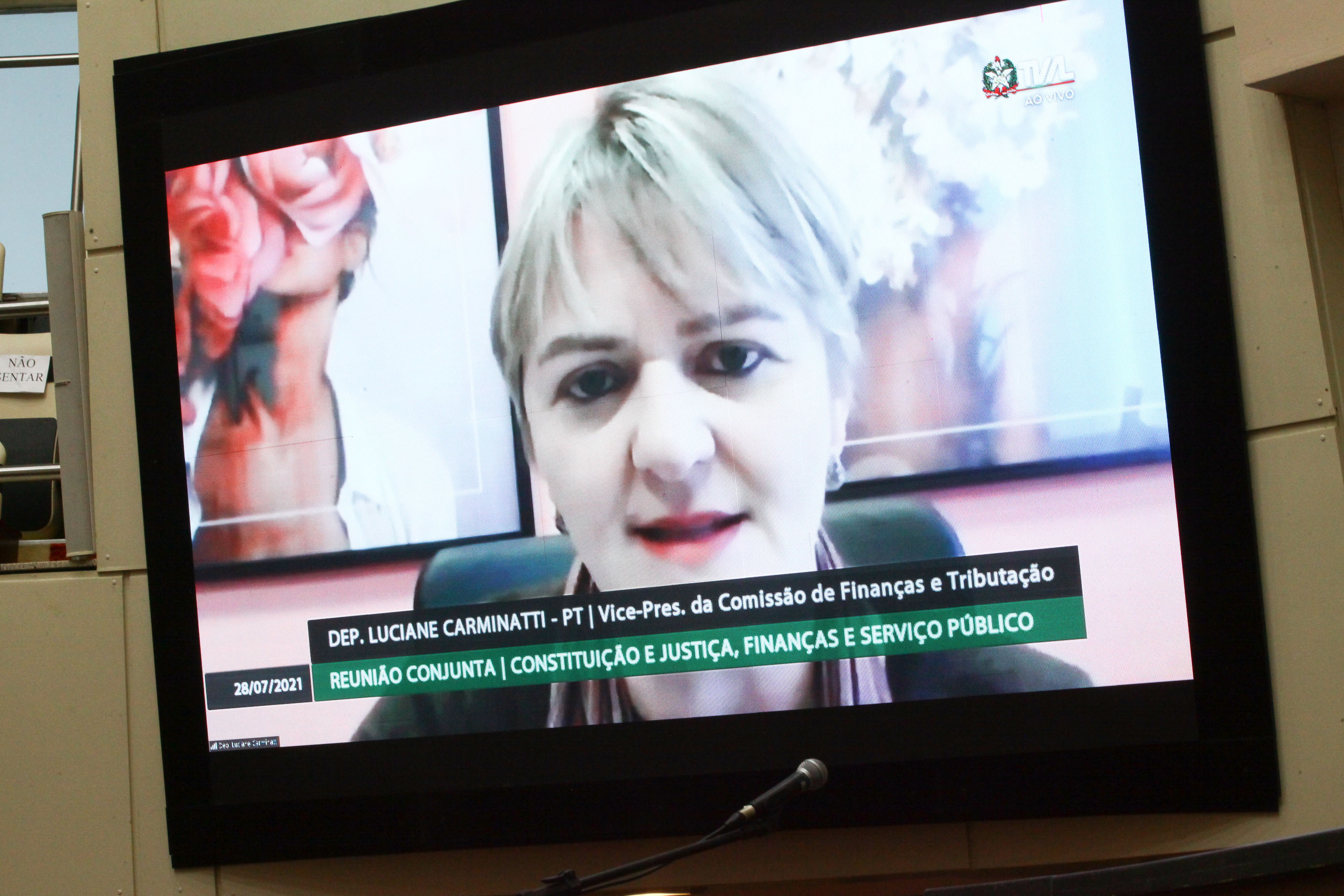 Reunião Conjunta das Comissões de Constituição e Justiça , de Finanças e de Trabalho - Deputada Luciane Carminatti (PT)