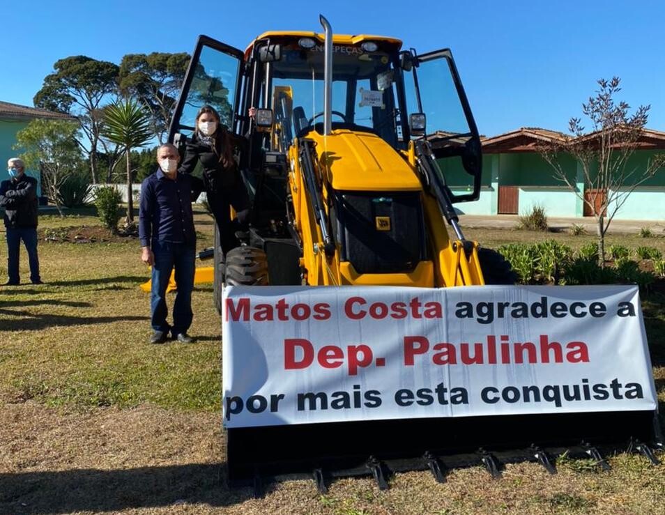 Domingo na estrada: Paulinha cumpre agendas em Matos Costa e Videira