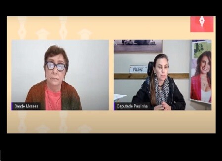 Paulinha fala de trajetória e bandeiras na live do projeto “Papo de Ideias”