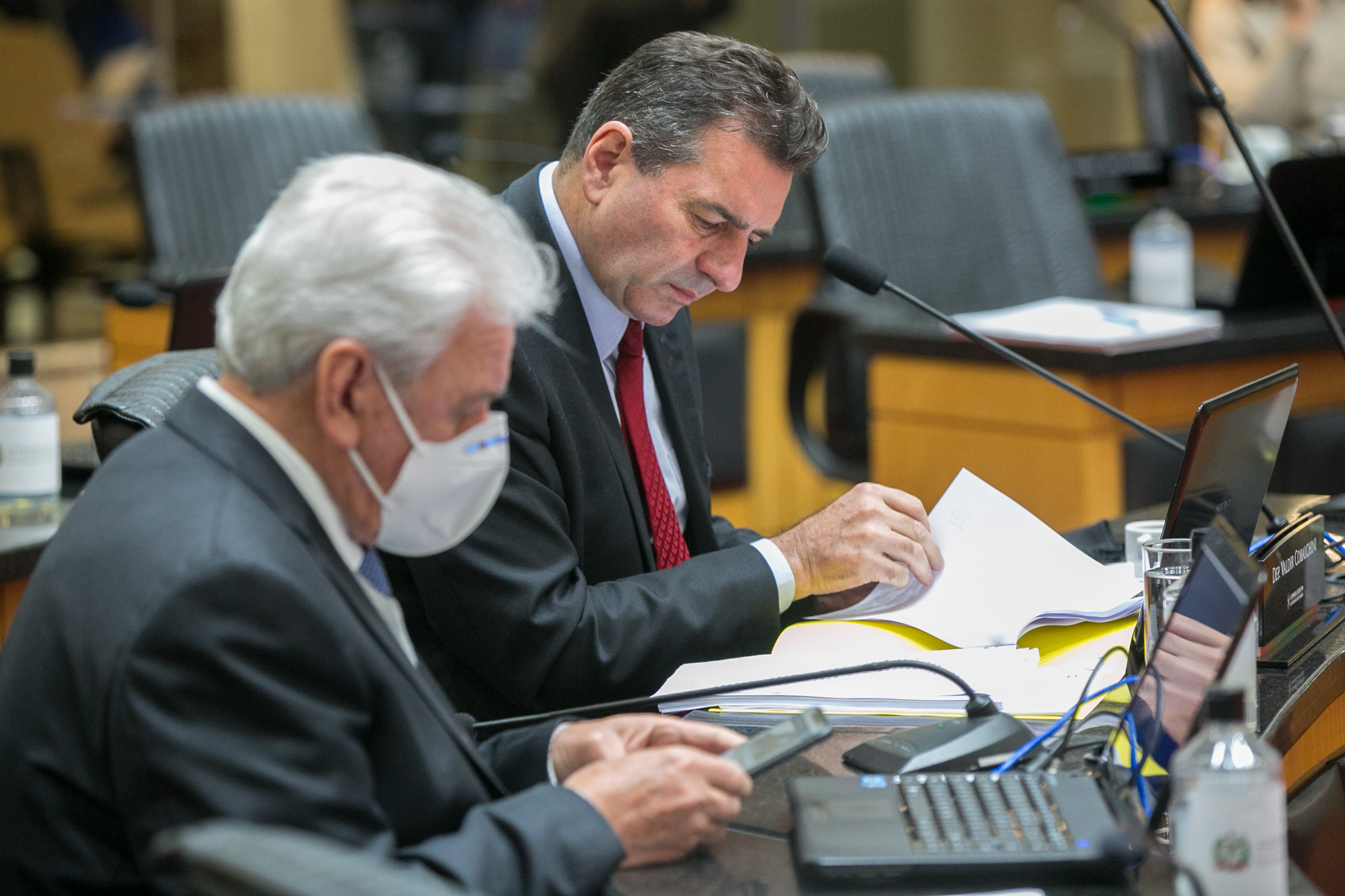 Deputado Moacir Sopelsa (MDB) e Deputado Volnei Weber (MDB)
