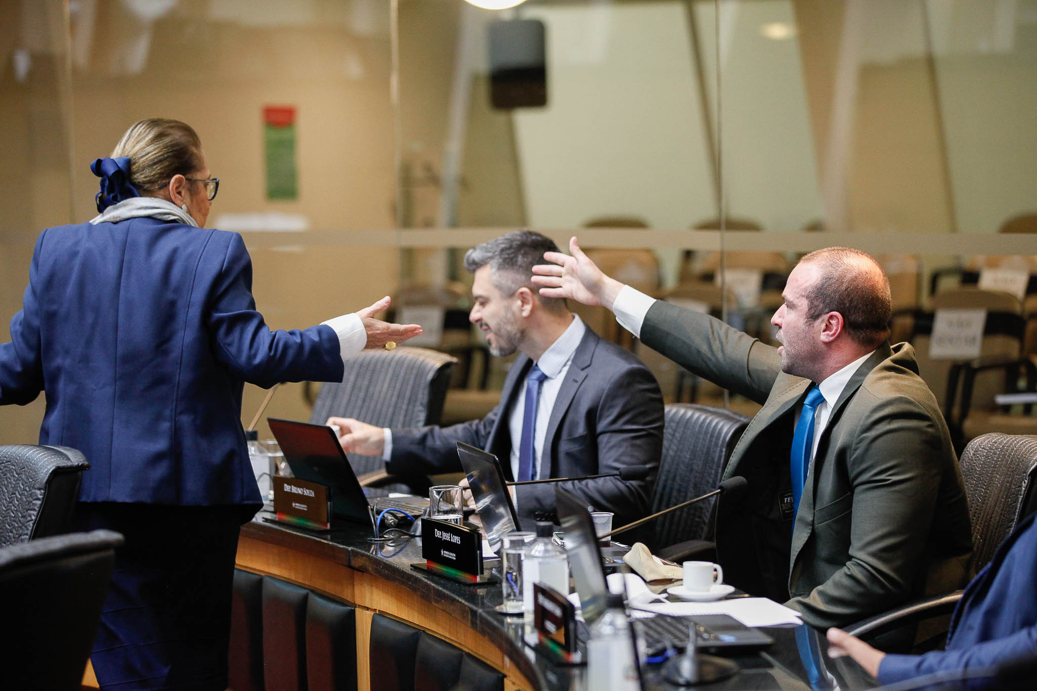Deputada Ada Faraco de Luca (MDB), Deputado Jessé Lopes (PSL)