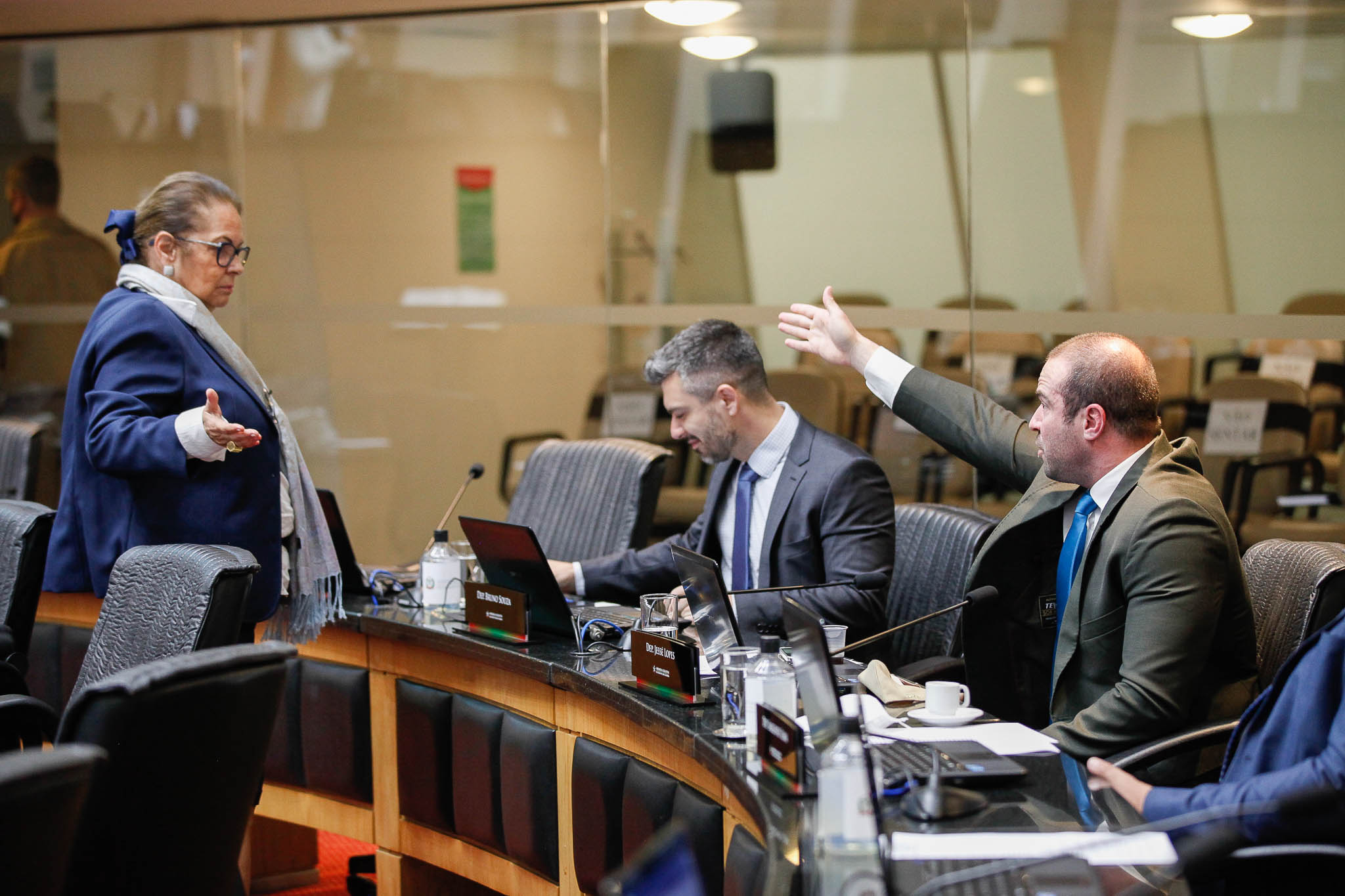 Deputada Ada Faraco de Luca (MDB), Deputado Jessé Lopes (PSL)