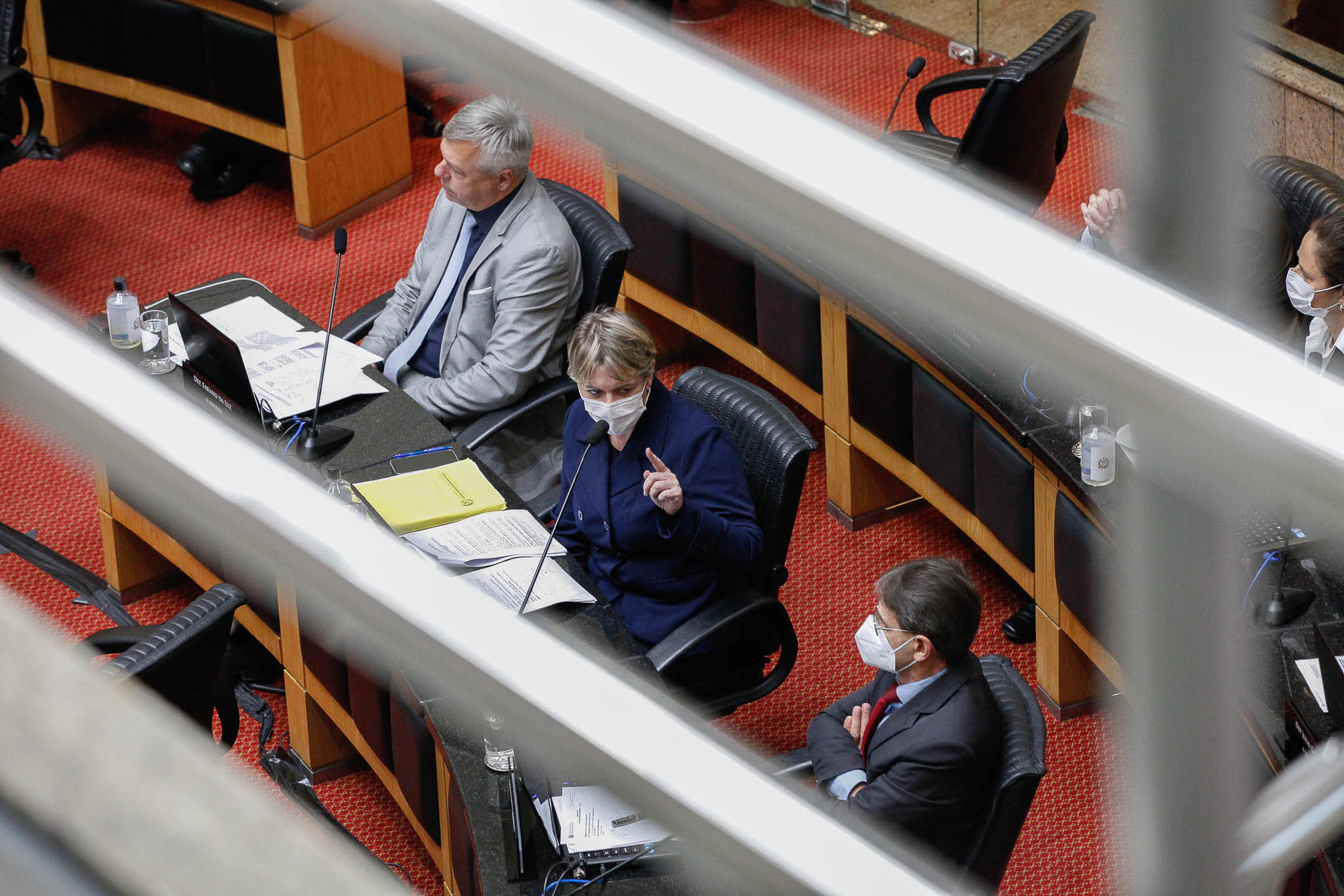 Deputado Fabiano da Luz (PT), Deputada Luciane Carminatti (PT), Deputado Neodi Saretta (PT)