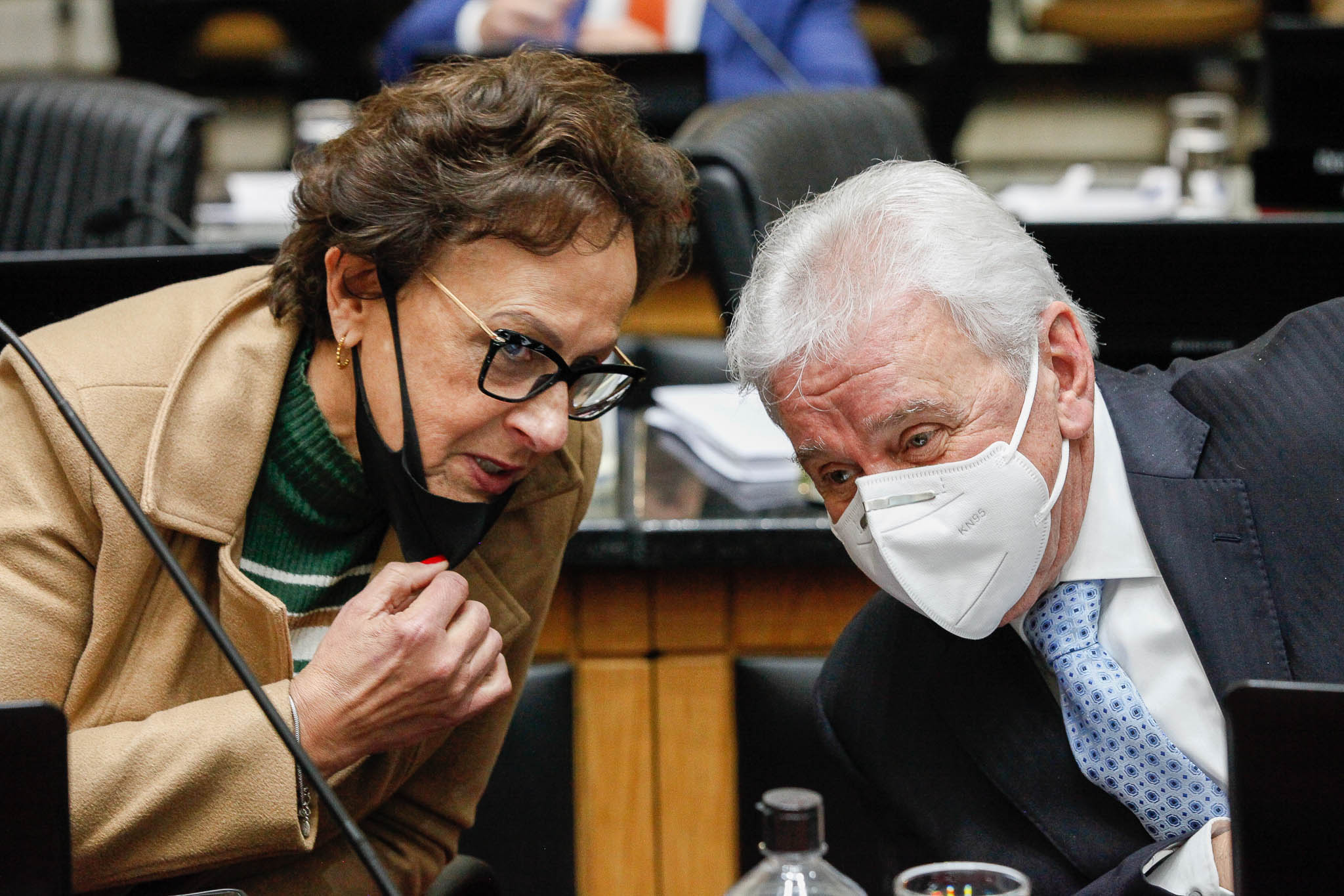 Deputada Dirce Heiderscheidt (MDB), Deputado Moacir Sopelsa (MDB)