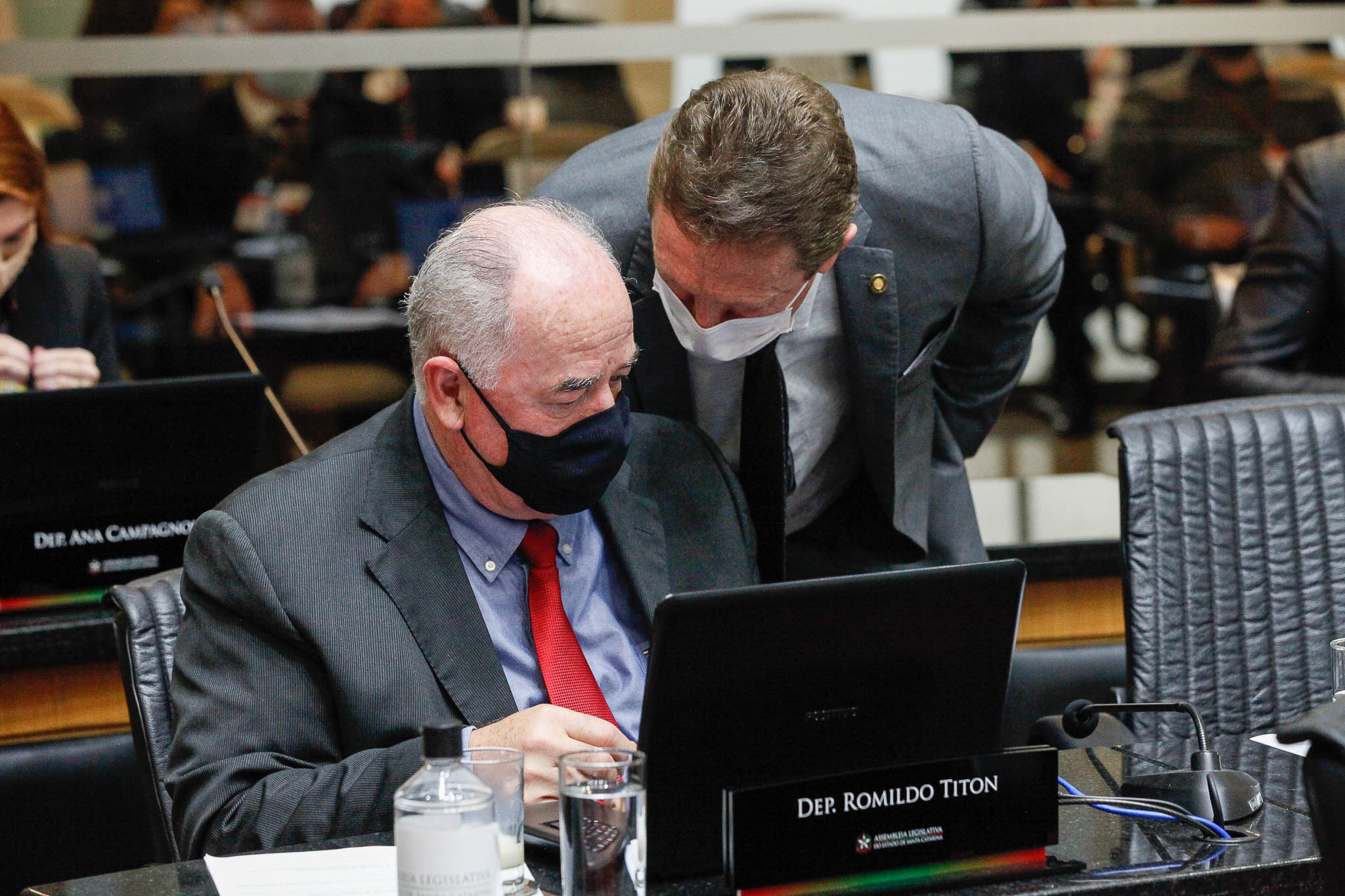 Deputado Romildo Titon (MDB), Deputado Volnei Weber (MDB)