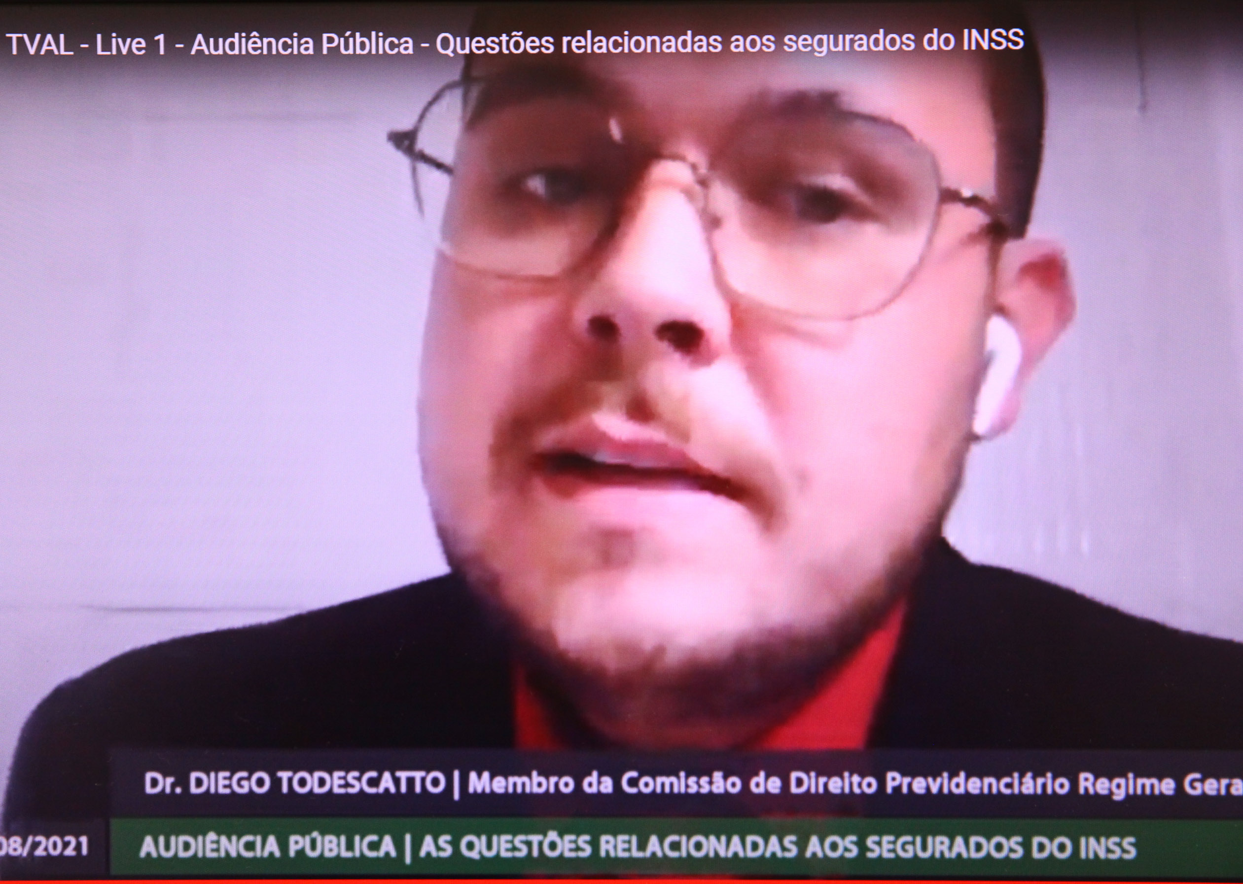 Audiência Pública para debater as questões relacionadas aos segurados do INSS - Adriano Todescatto