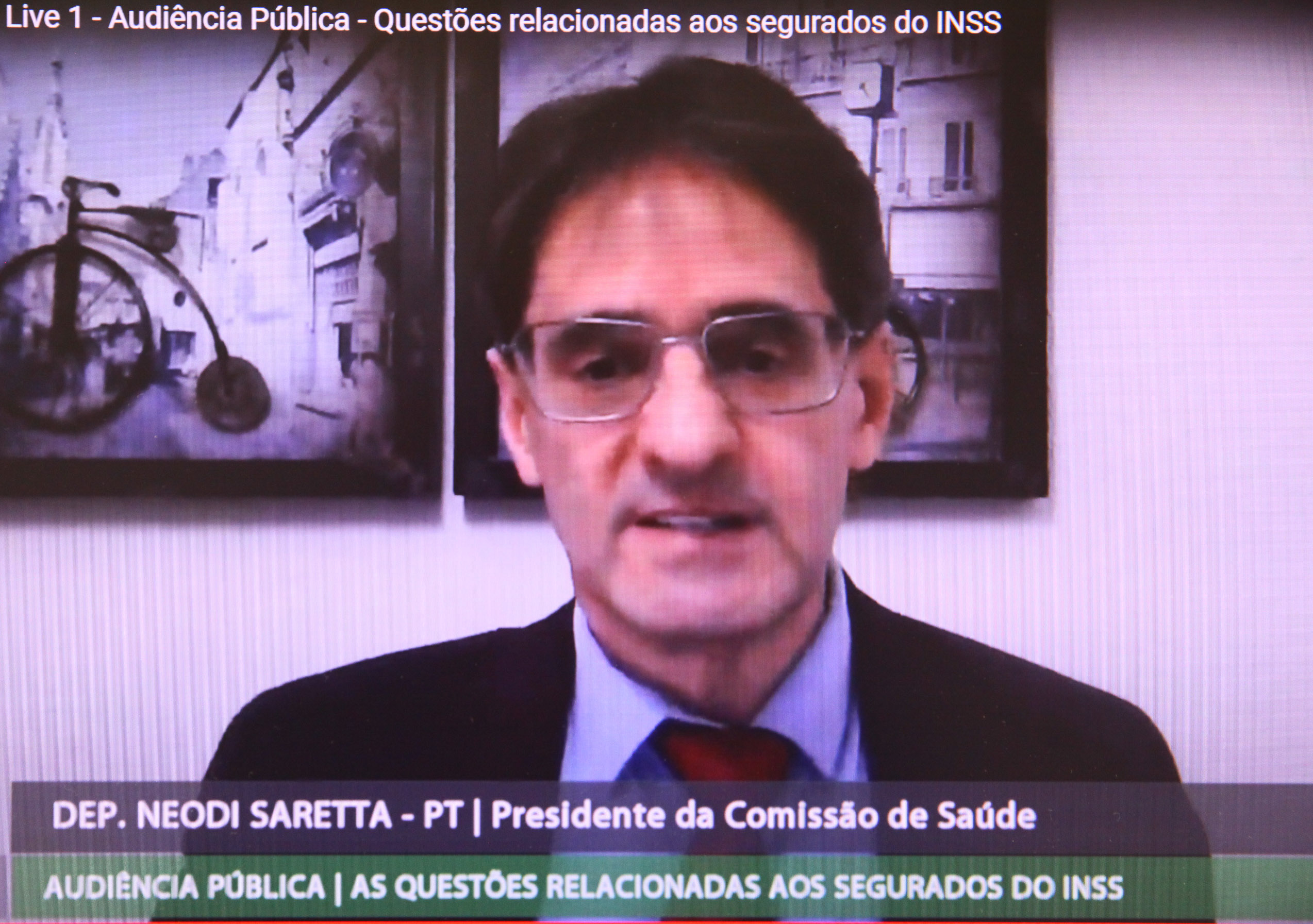 Audiência Pública para debater as questões relacionadas aos segurados do INSS - Deputado Neodi Saretta (PT)
