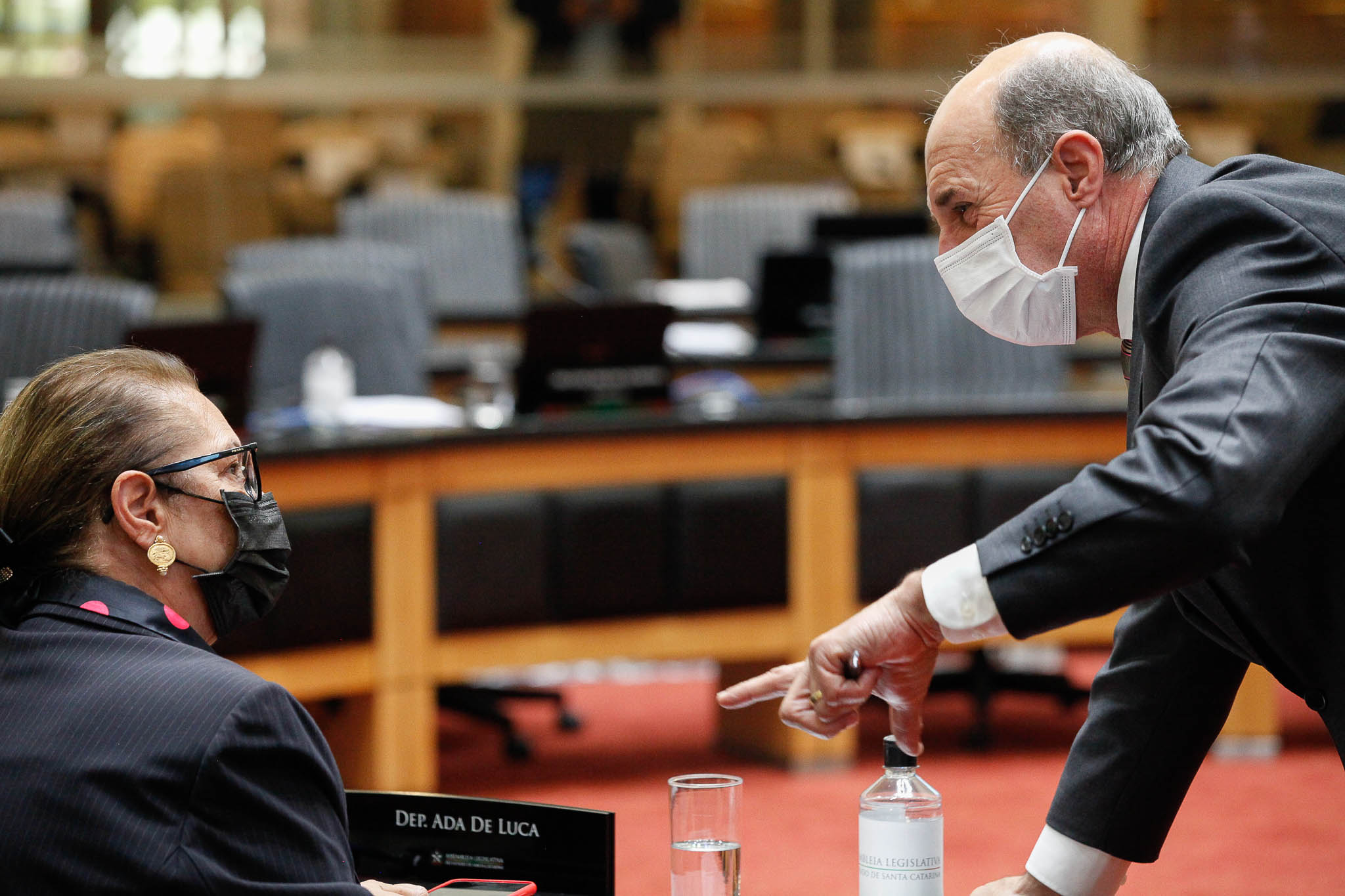 Deputada Ada Faraco de Luca (MDB), Deputado Milton Scheffer (PP)