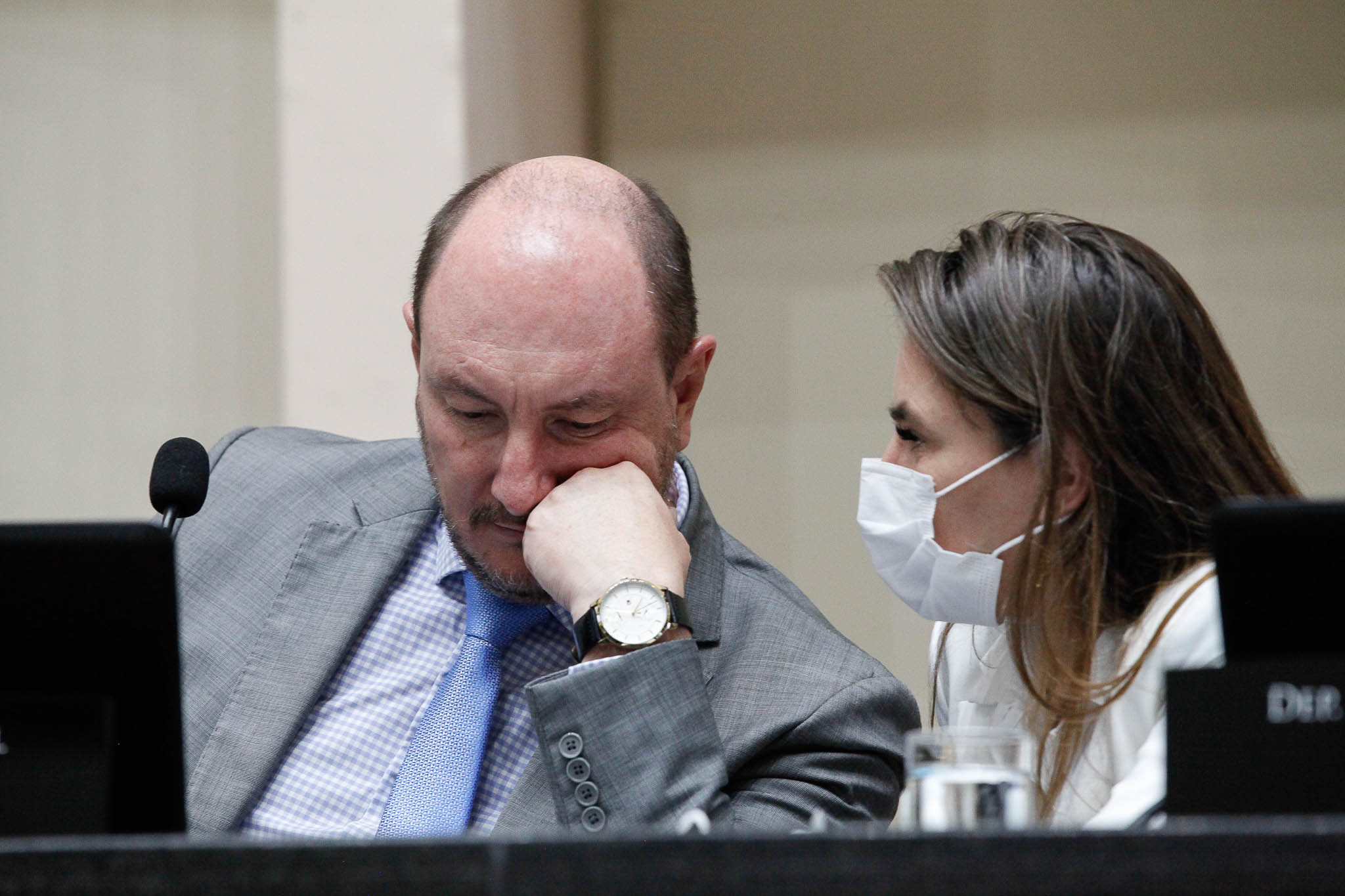 Deputado Mauro de Nadal (MDB), Deputada Ana Paula da Silva (Sem Partido)