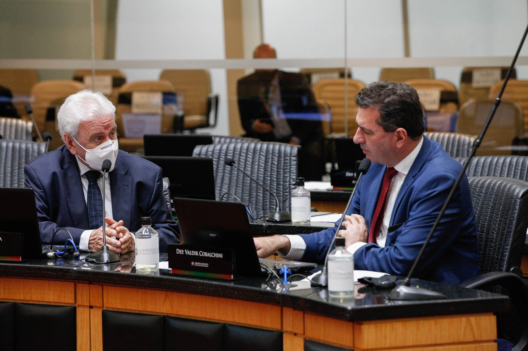 Deputado Moacir Sopelsa (MDB), Deputado Valdir Cobalchini (MDB)
