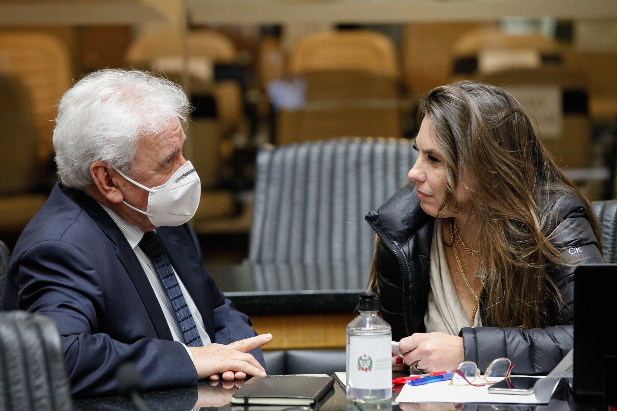 Deputado Moacir Sopelsa (MDB), Deputada Ana Paula da Silva (Sem PArtido)
