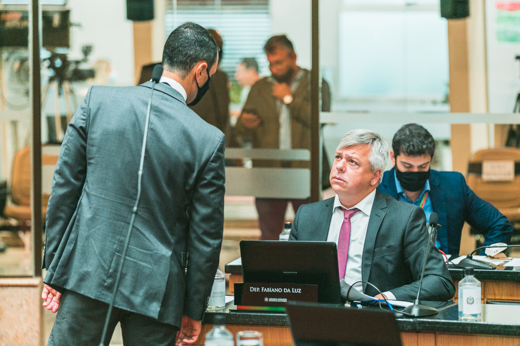 Deputado João Amin (PP) - Deputado Fabiano da Luz (PT)