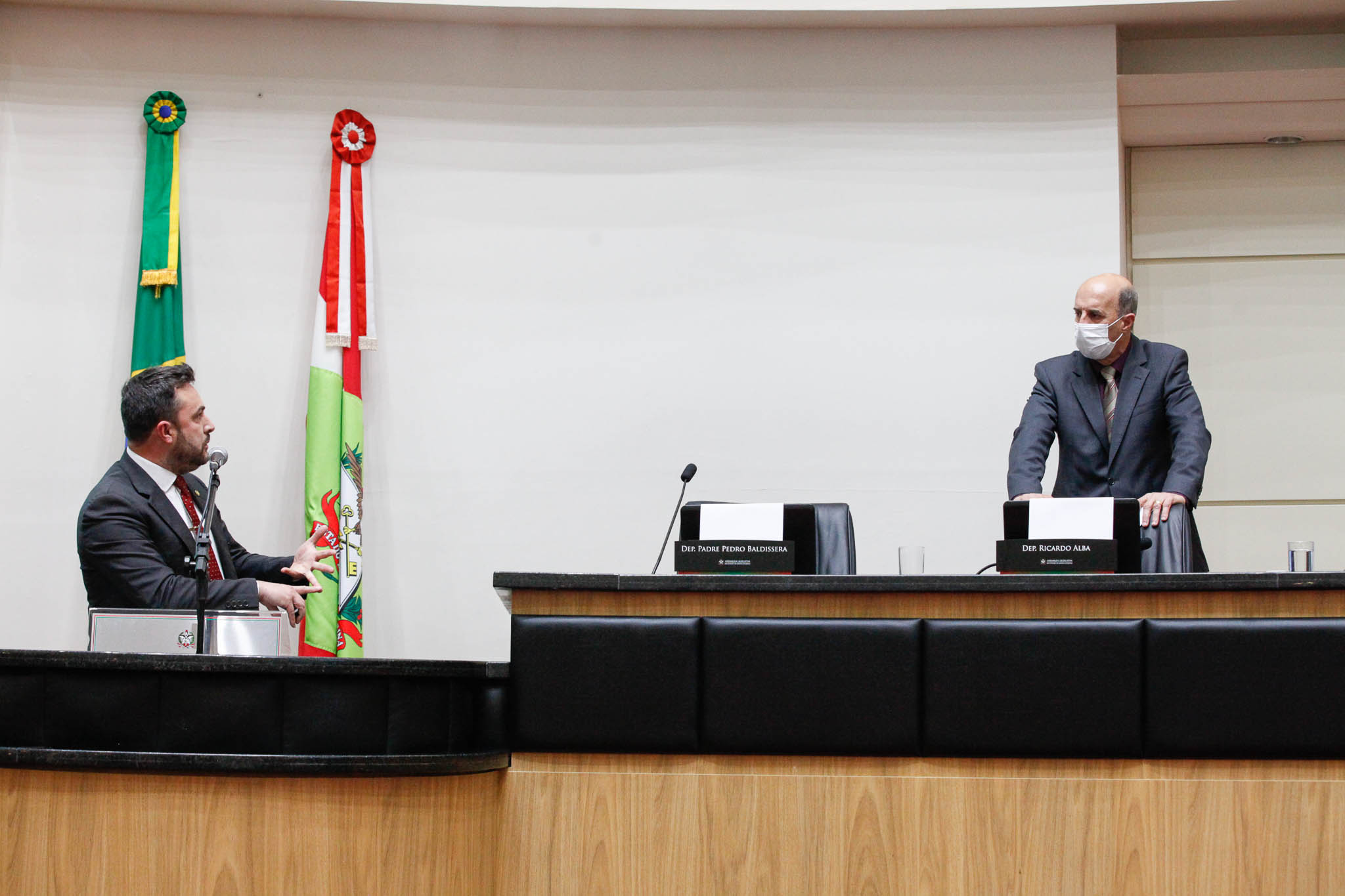 Deputado Marcius Machado (PL), Deputado Milton Scheffer (PP)
