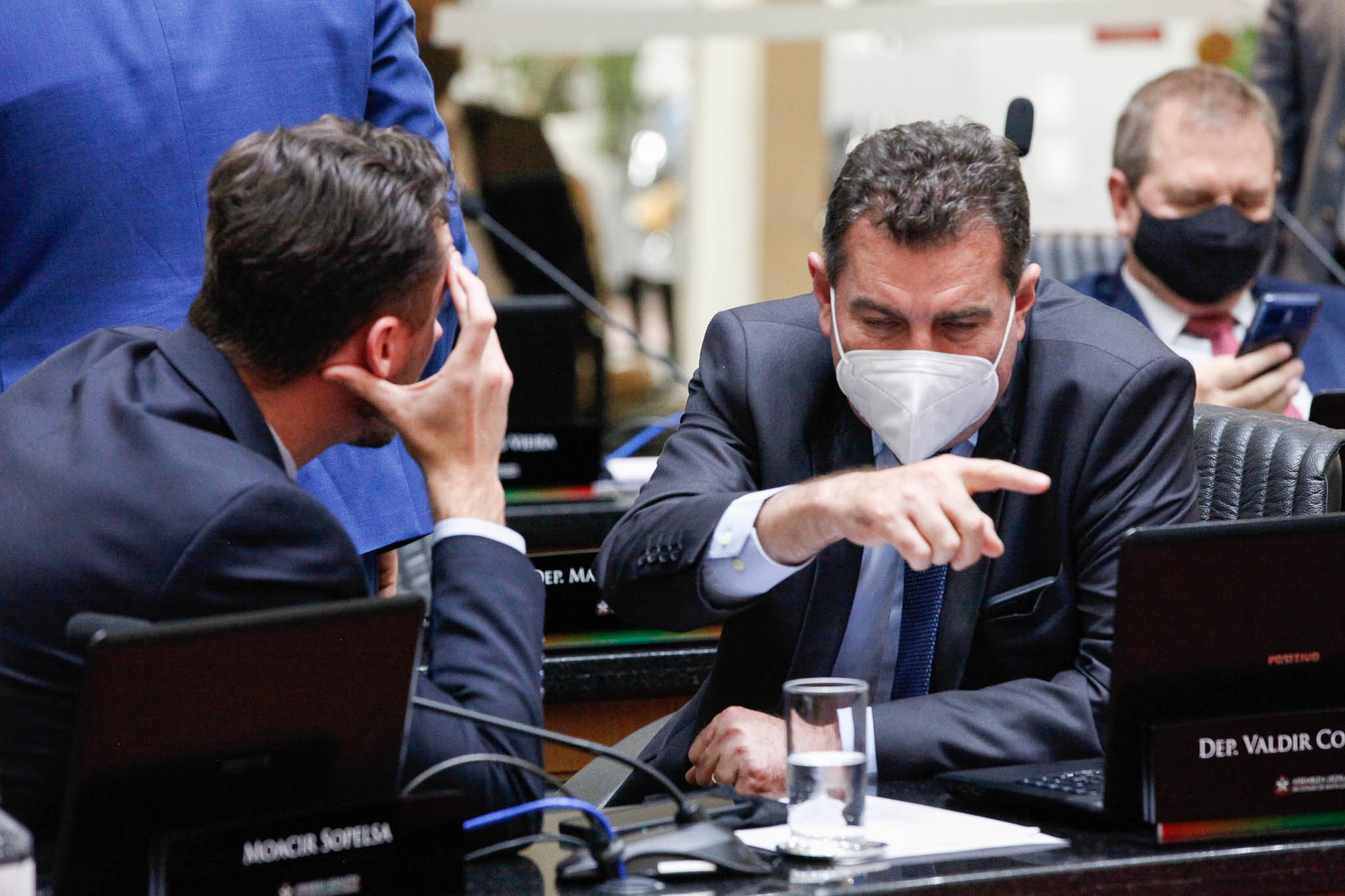 Deputado Fernando Krelling (MDB), Deputado Valdir Cobalchini (MDB)