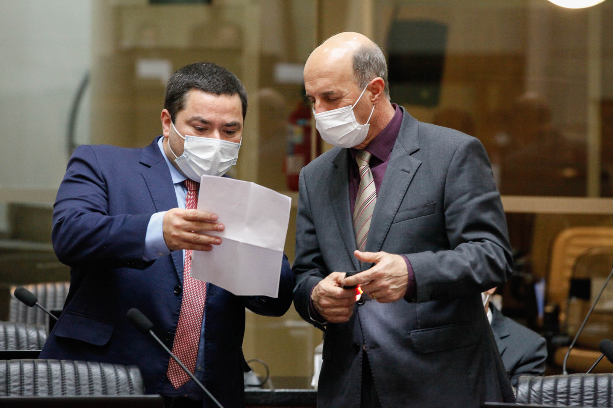 Deputado Ricardo Alba (PSL), Deputado Milton Scheffer (PP)