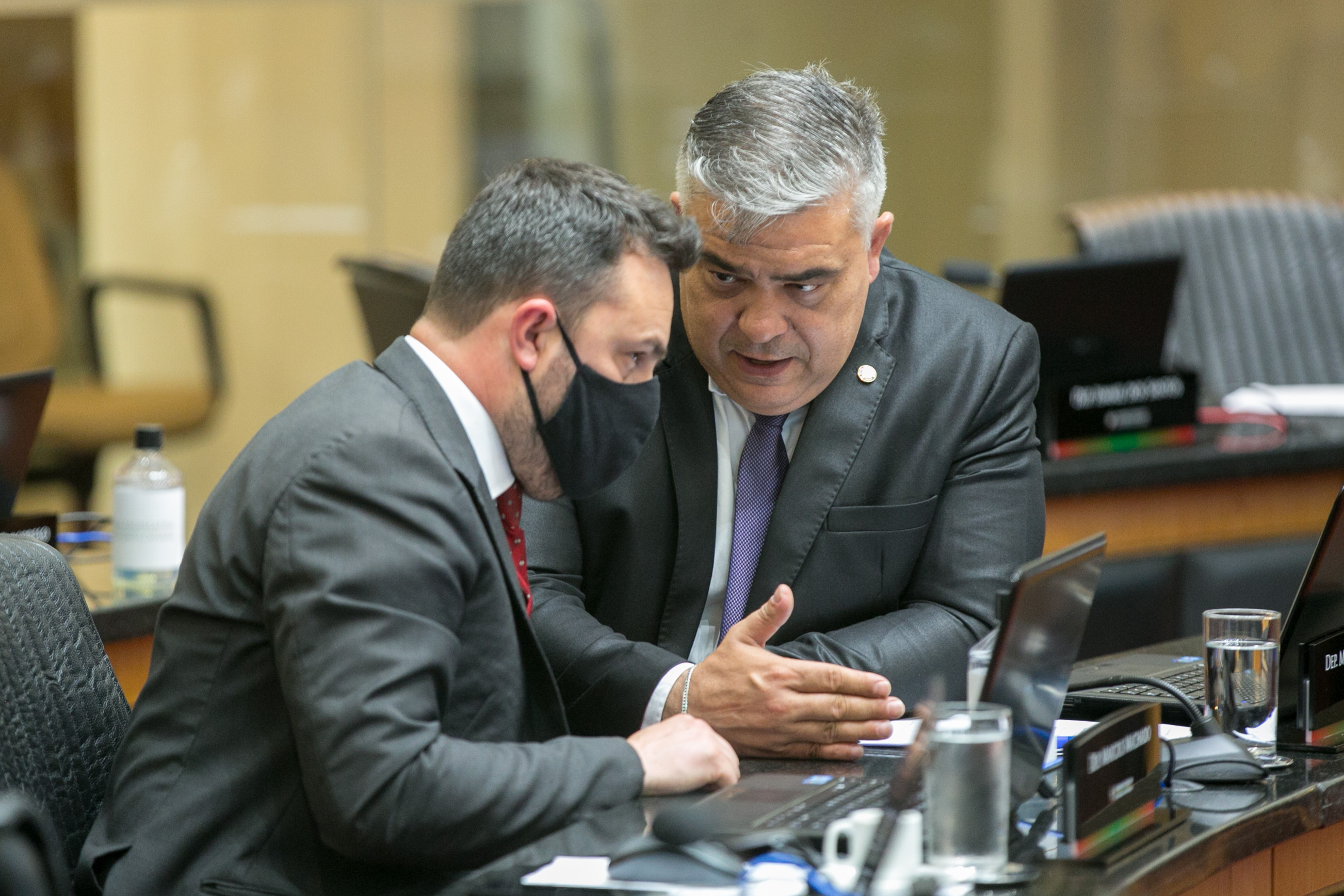 Deputado Marcius Machado (PL) e Deputado Sargento Lima (PL)
