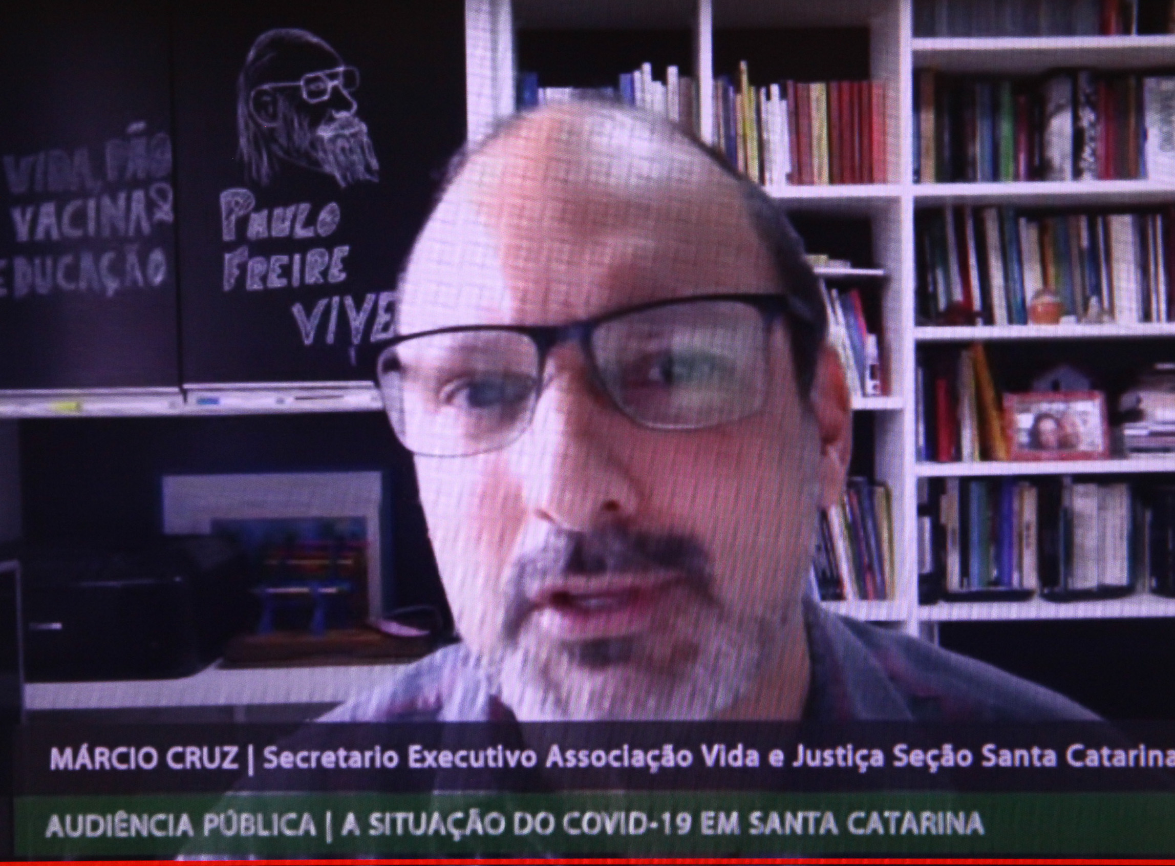 Comissão de Saúde - Reunião e Audiência Pública sobre a Situação do COVID-19 em Santa Catarina - Márcio Cruz