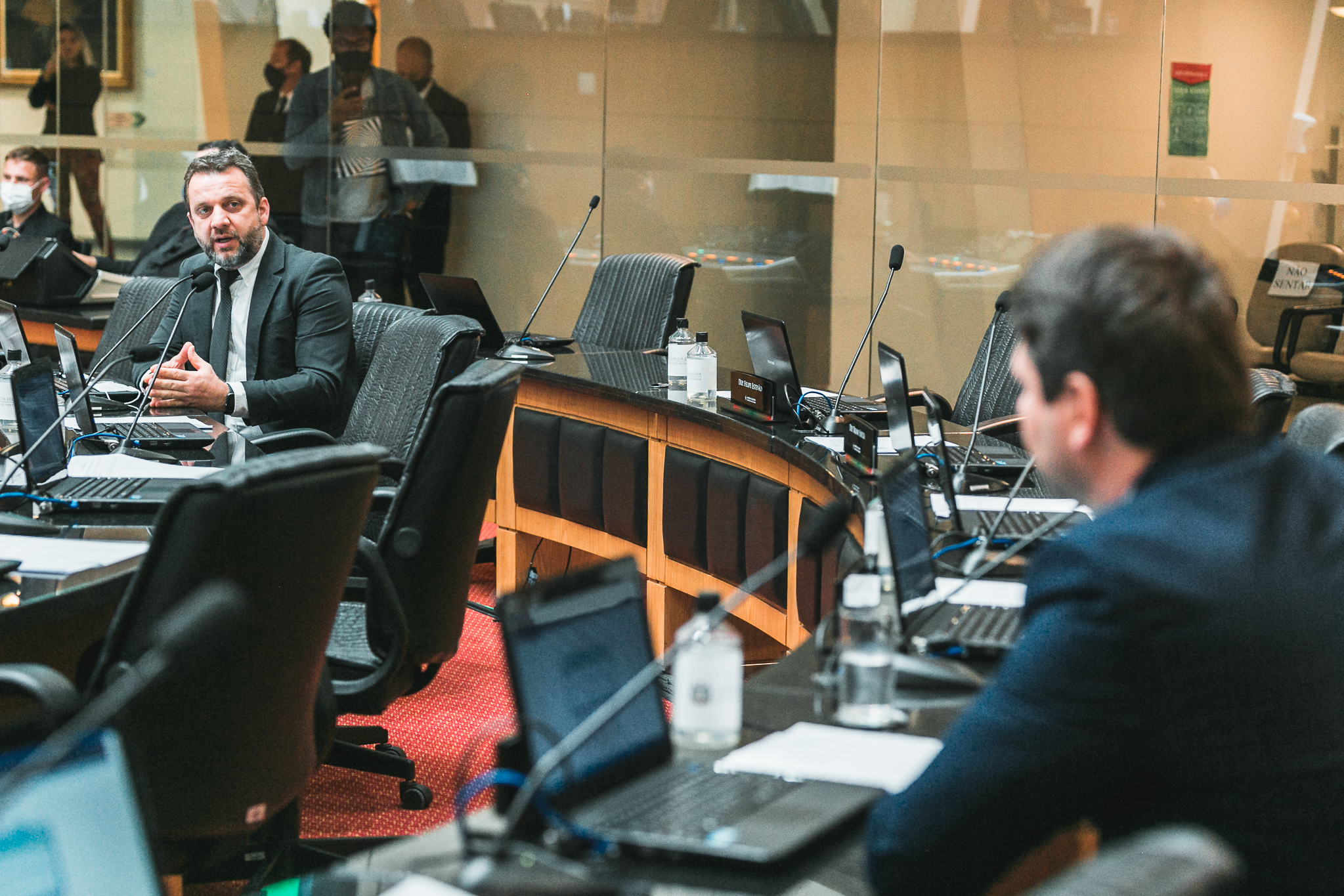 Deputado Tiago Bolan Frigo (PSL) - Deputado Jerry Comper (MDB)