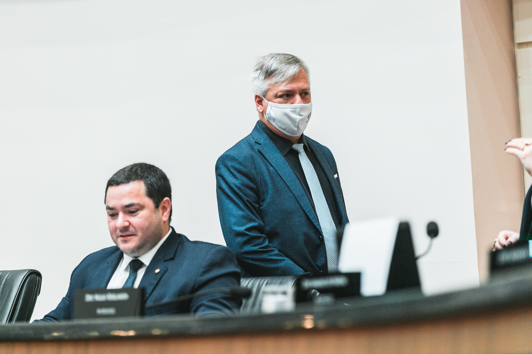 Deputado Ricardo Alba (PSL) - Deputado Fabiano da Luz (PT)