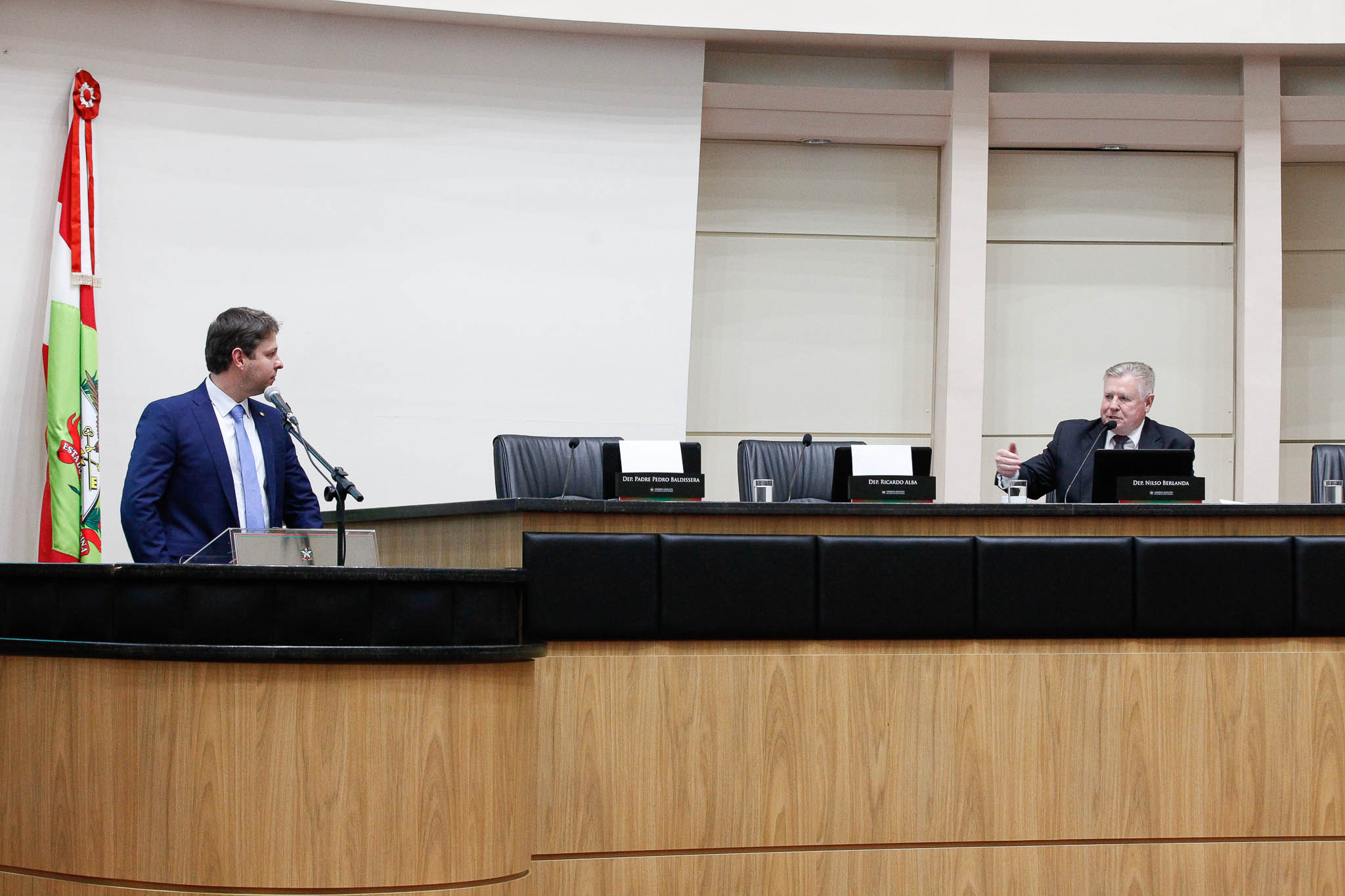 Deputado Tiago Frigo (PSL), Deputado Nilso Berlanda (PL)
