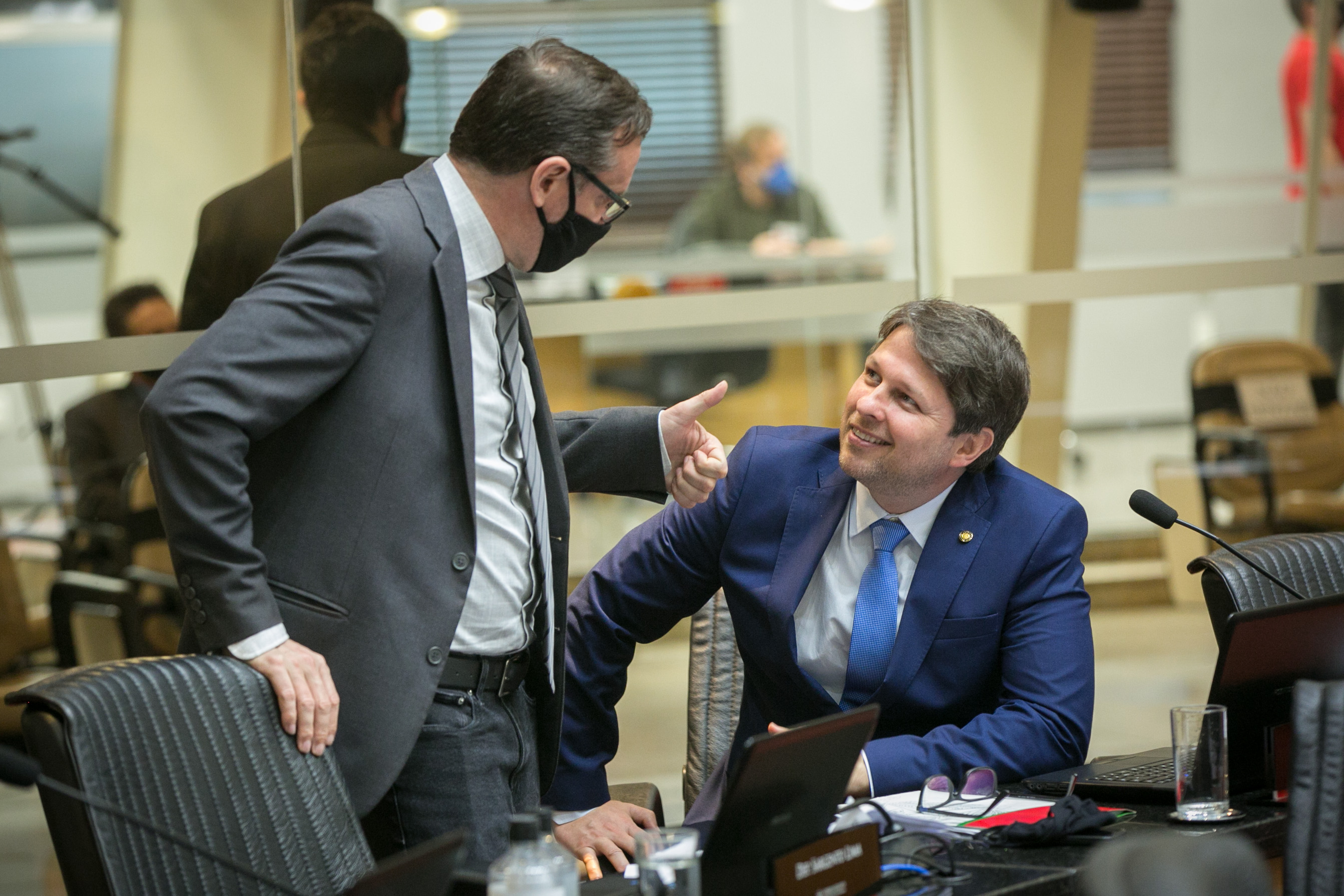 Deputado Jair Miotto (PSC) e Deputado Tiago Frigo (PSL)