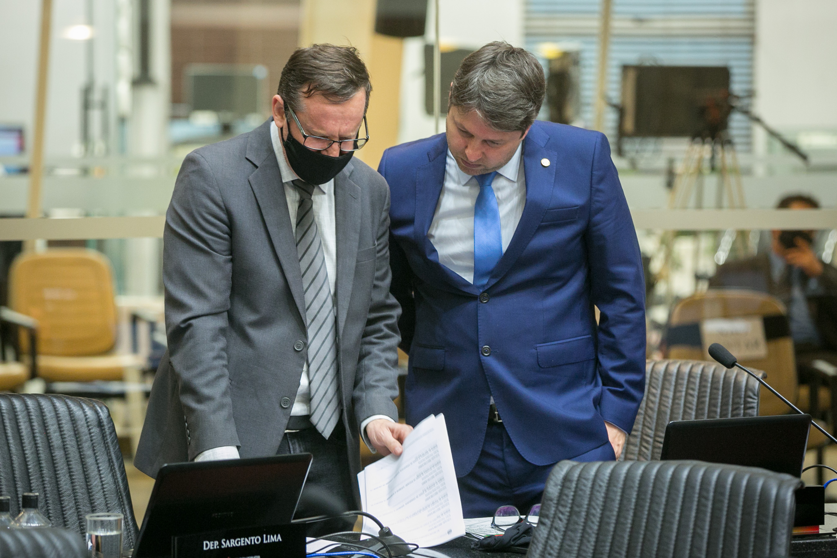 Deputado Jair Miotto (PSC) e Deputado Tiago Frigo (PSL)