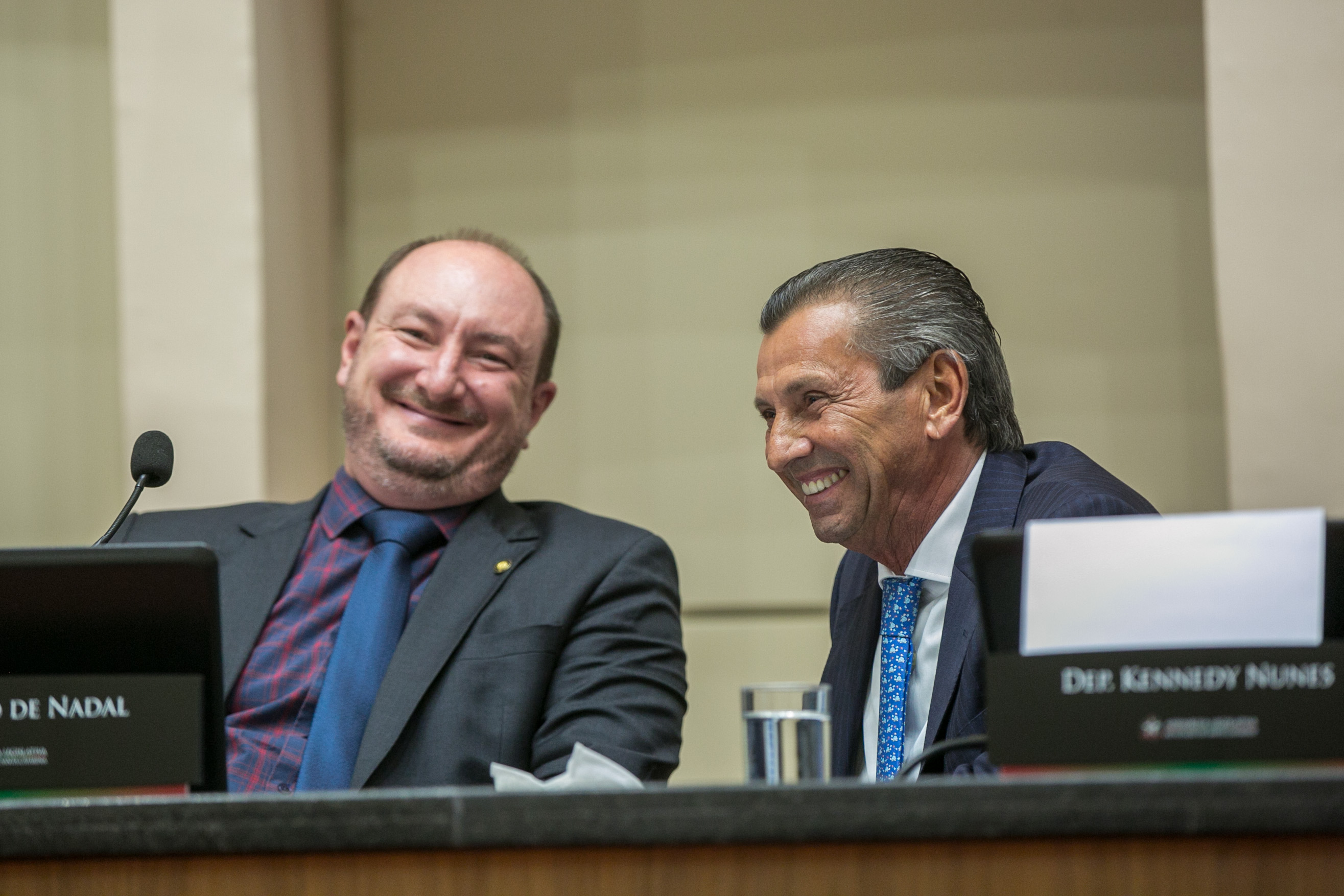 Deputado Mauro de Nadal (MDB) e Deputado Julio Garcia (PSD)