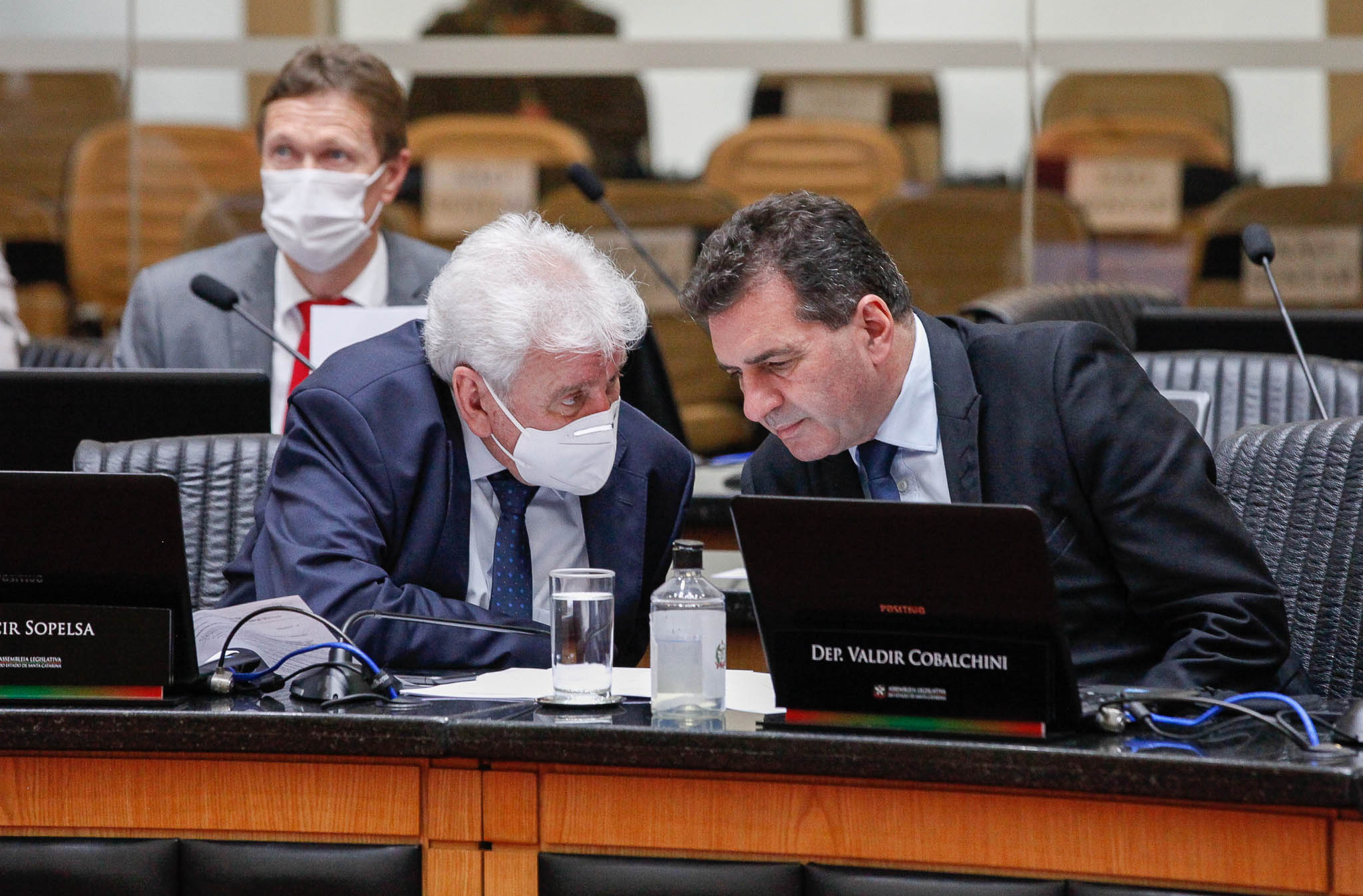 Deputado Moacir Sopelsa (MDB), Deputado Valdir Cobalchini (MDB)