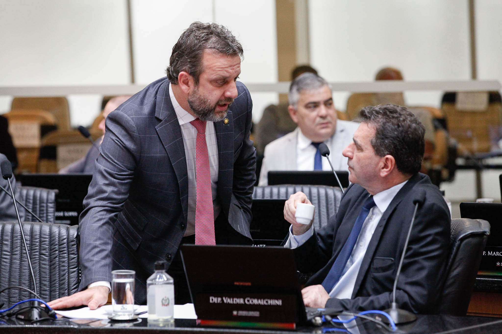 Deputado Jerry Comper (MDB), Deputado Valdir Cobalchini (MDB)