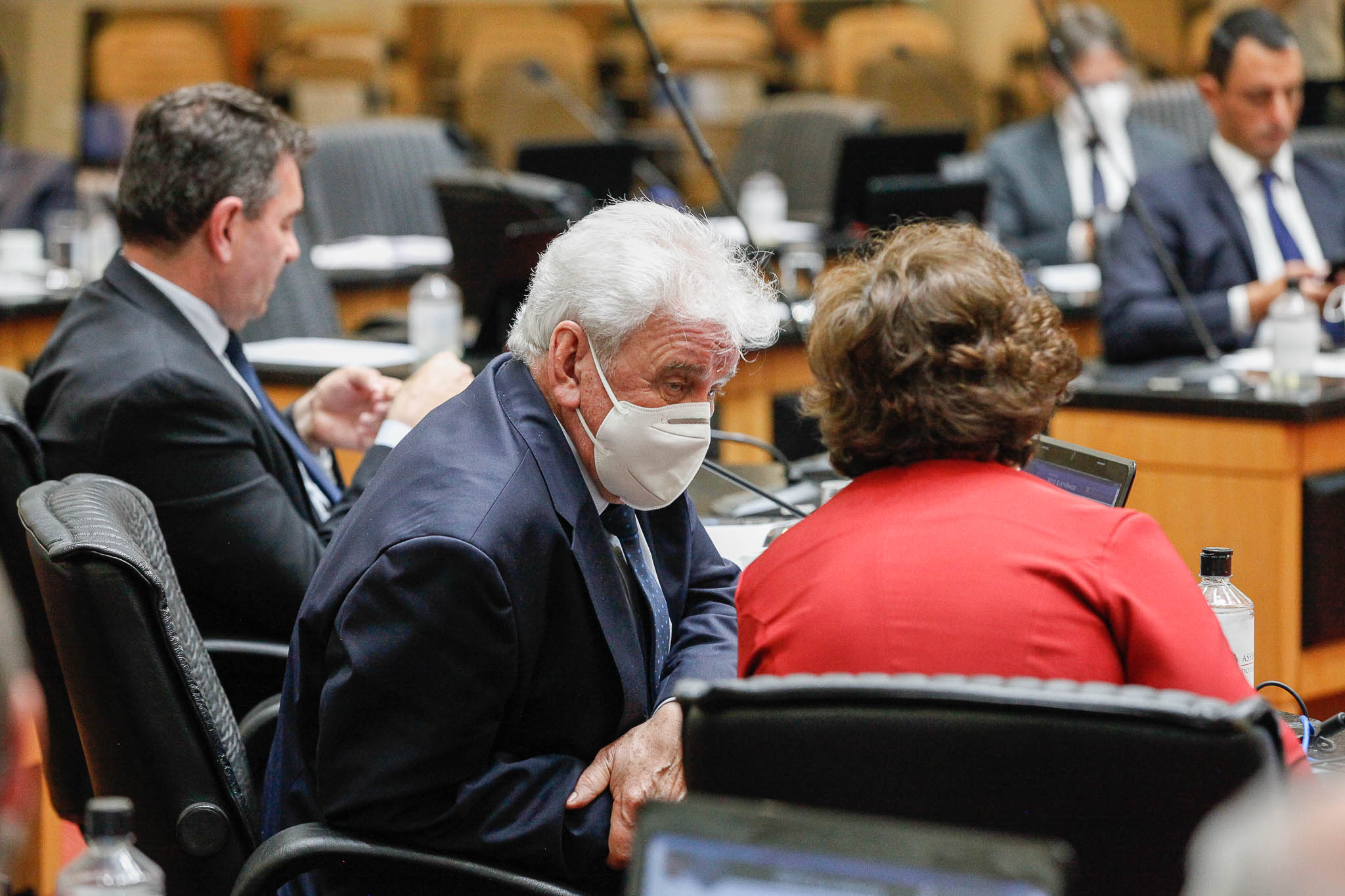 Deputado Moacir Sopelsa (MDB), Deputada Dirce Heiderscheidt (MDB)
