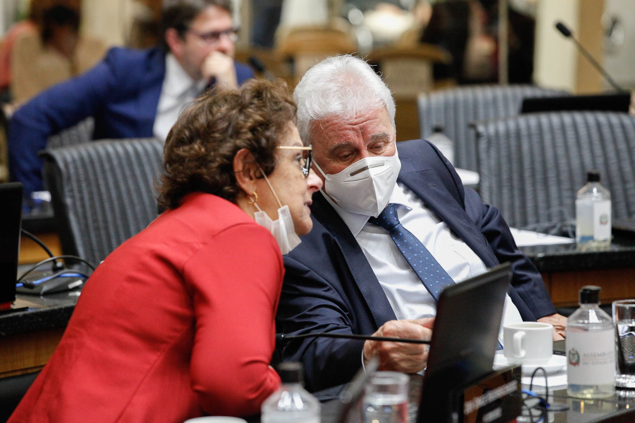 Deputada Dirce Heiderscheidt (MDB), Deputado Moacir Sopelsa (MDB)