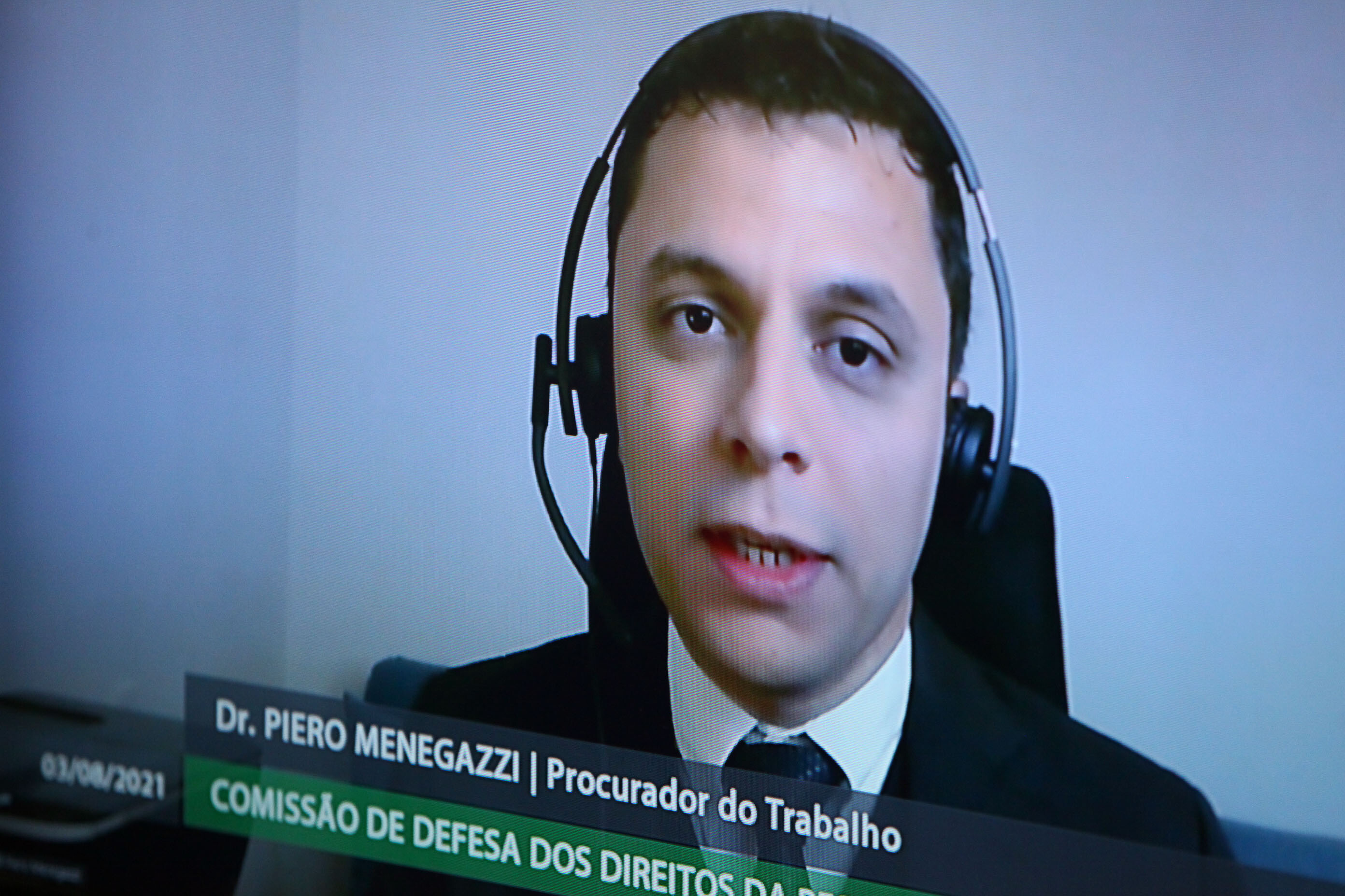 Piero Menegazzi, procurador do Trabalho.