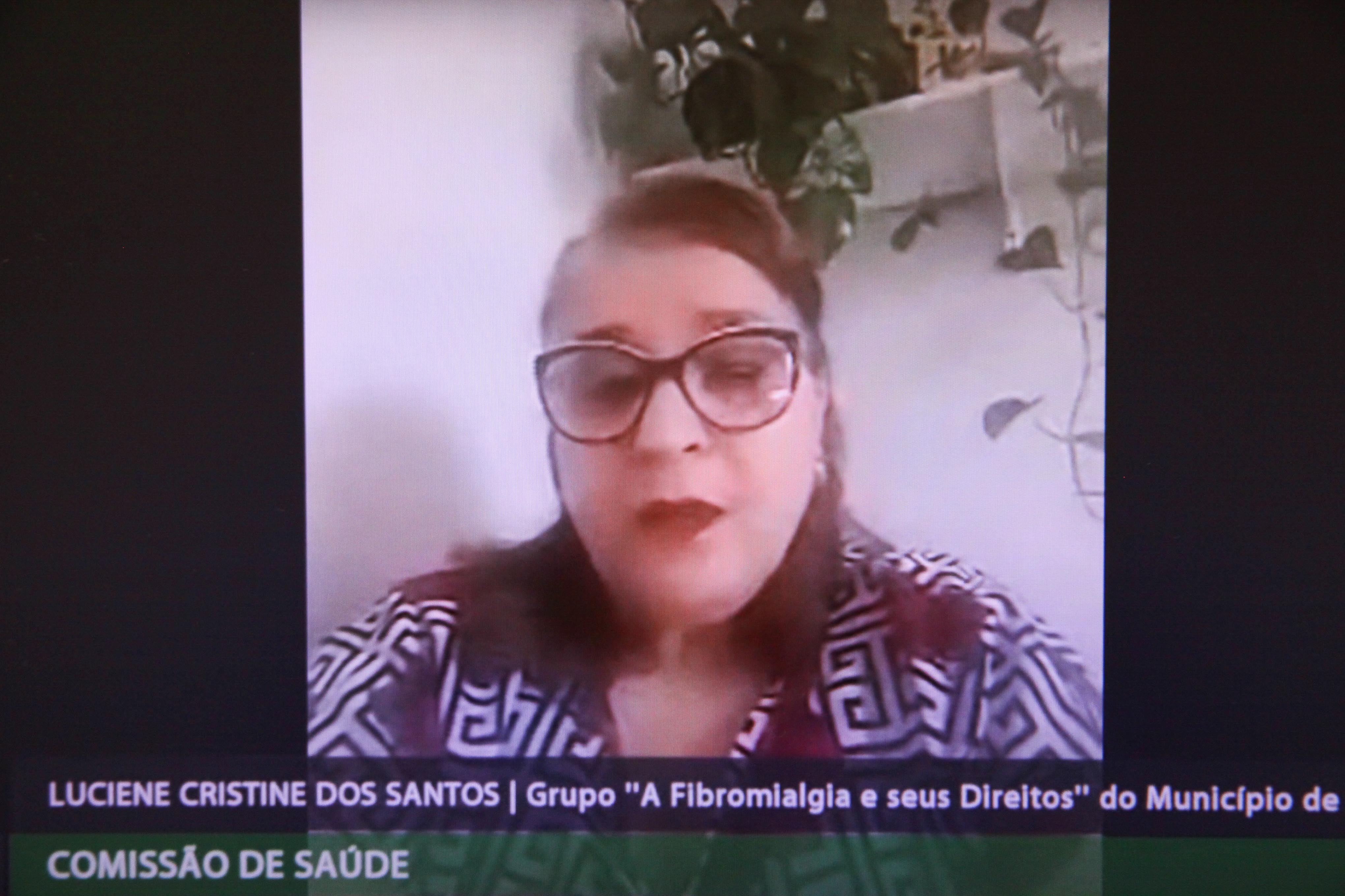 Comissão de Saúde - Lauciane Cristine dos Santos