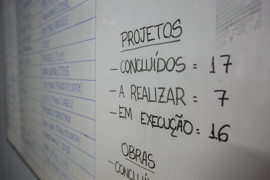Controle dos projetos apoiados pelo mandato