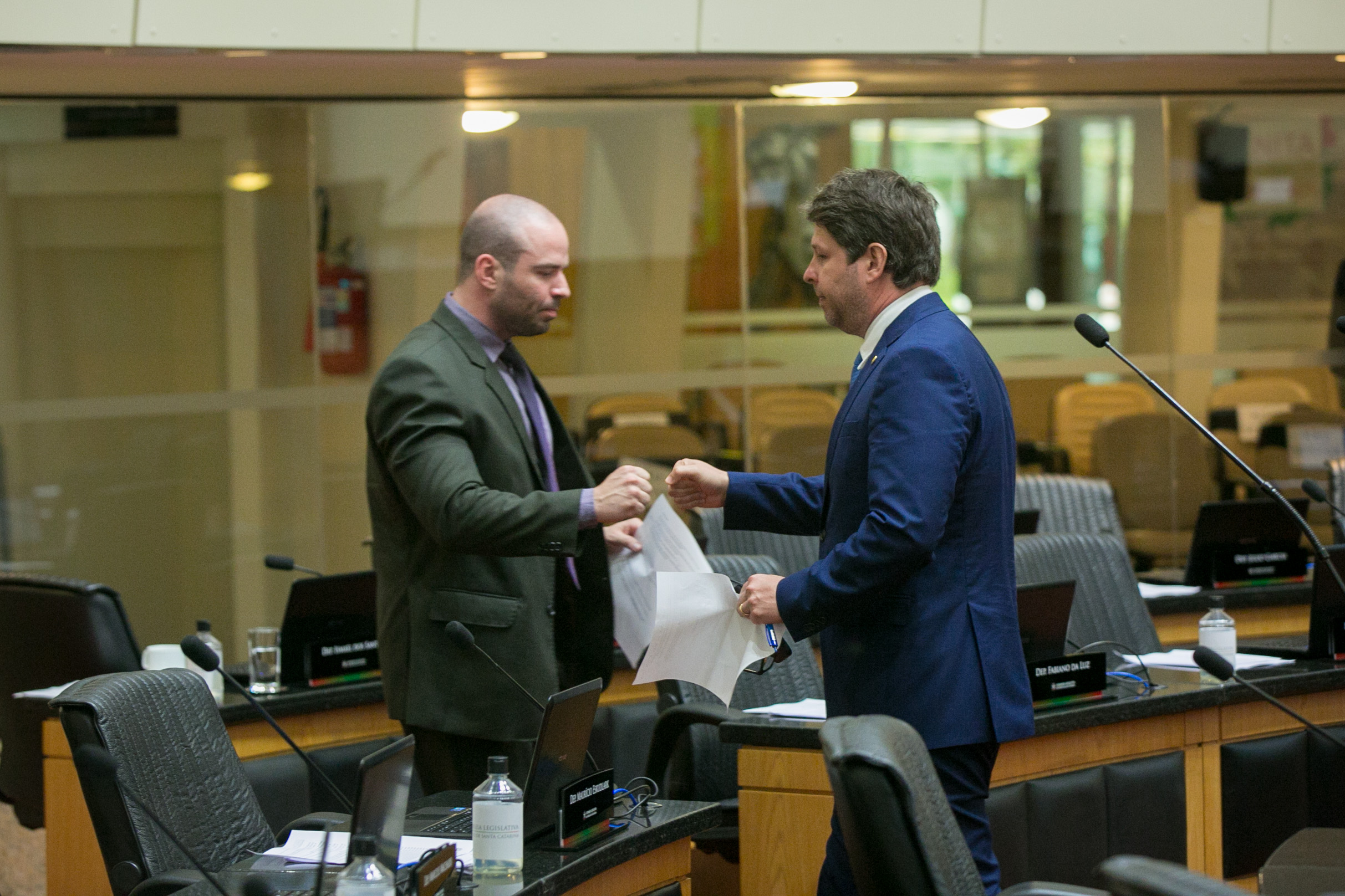 Deputado Jessé Lopes (PSL) e Deputado Tiago Frigo (PSL)