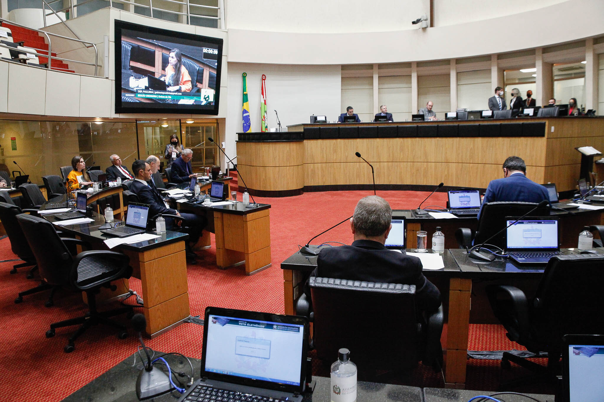 Deputados destacam atos do dia 7 e crise no Hospital Regional de Joinville