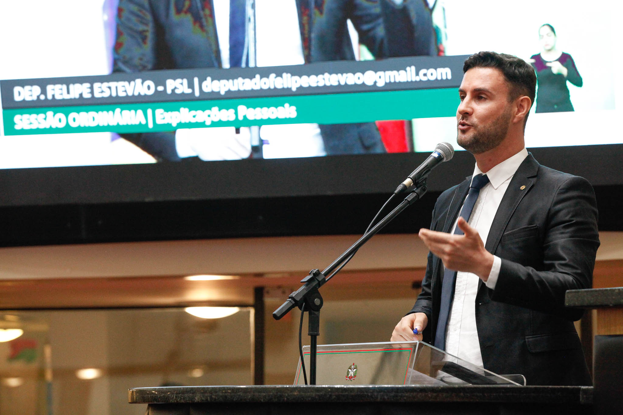 Deputado Felipe Estevão (PSL)