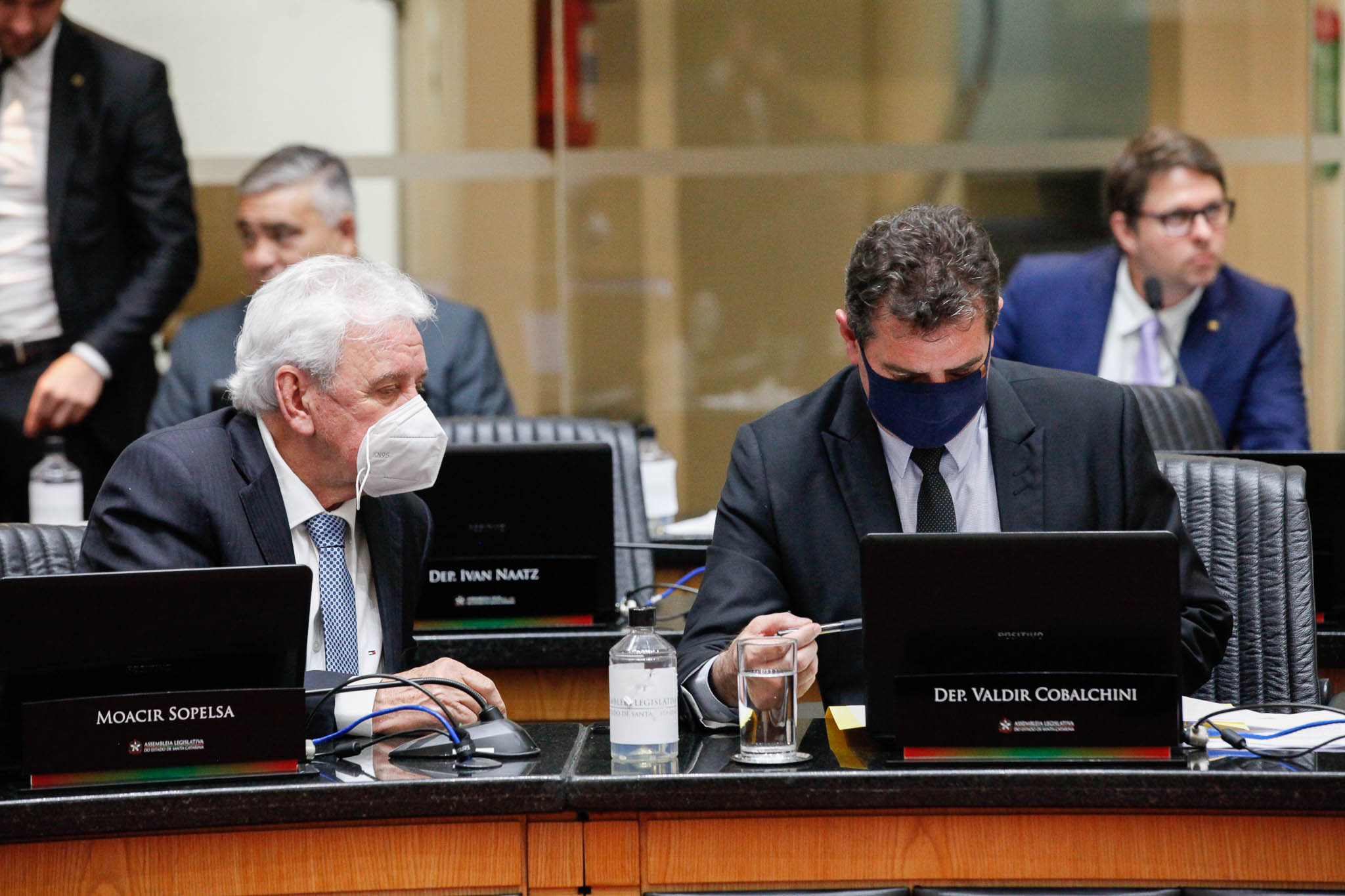 Deputado Moacir Sopelsa (MDB), Deputado Valdir Cobalchini (MDB)