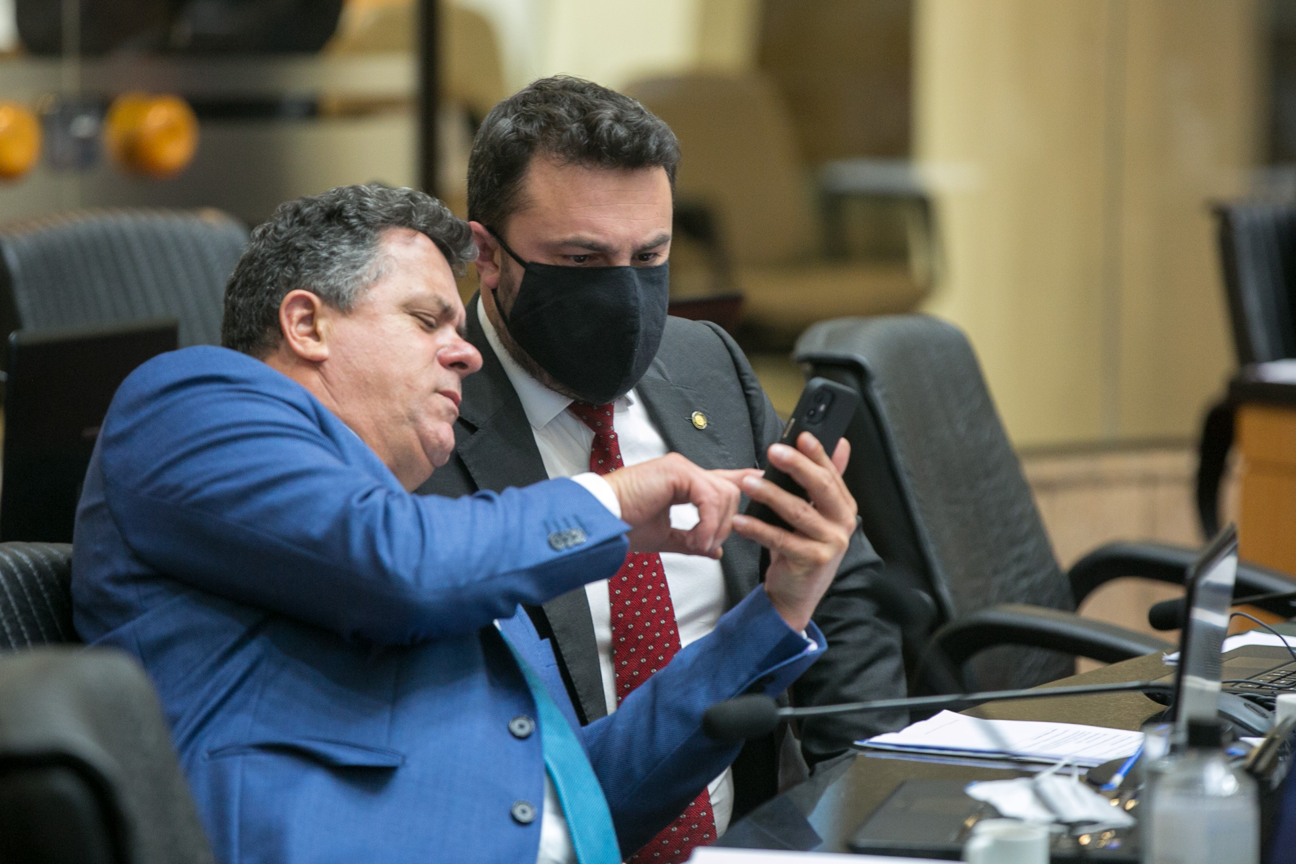 Deputado Ivan Naatz (PL) e Deputado Marcius Machado (PL)