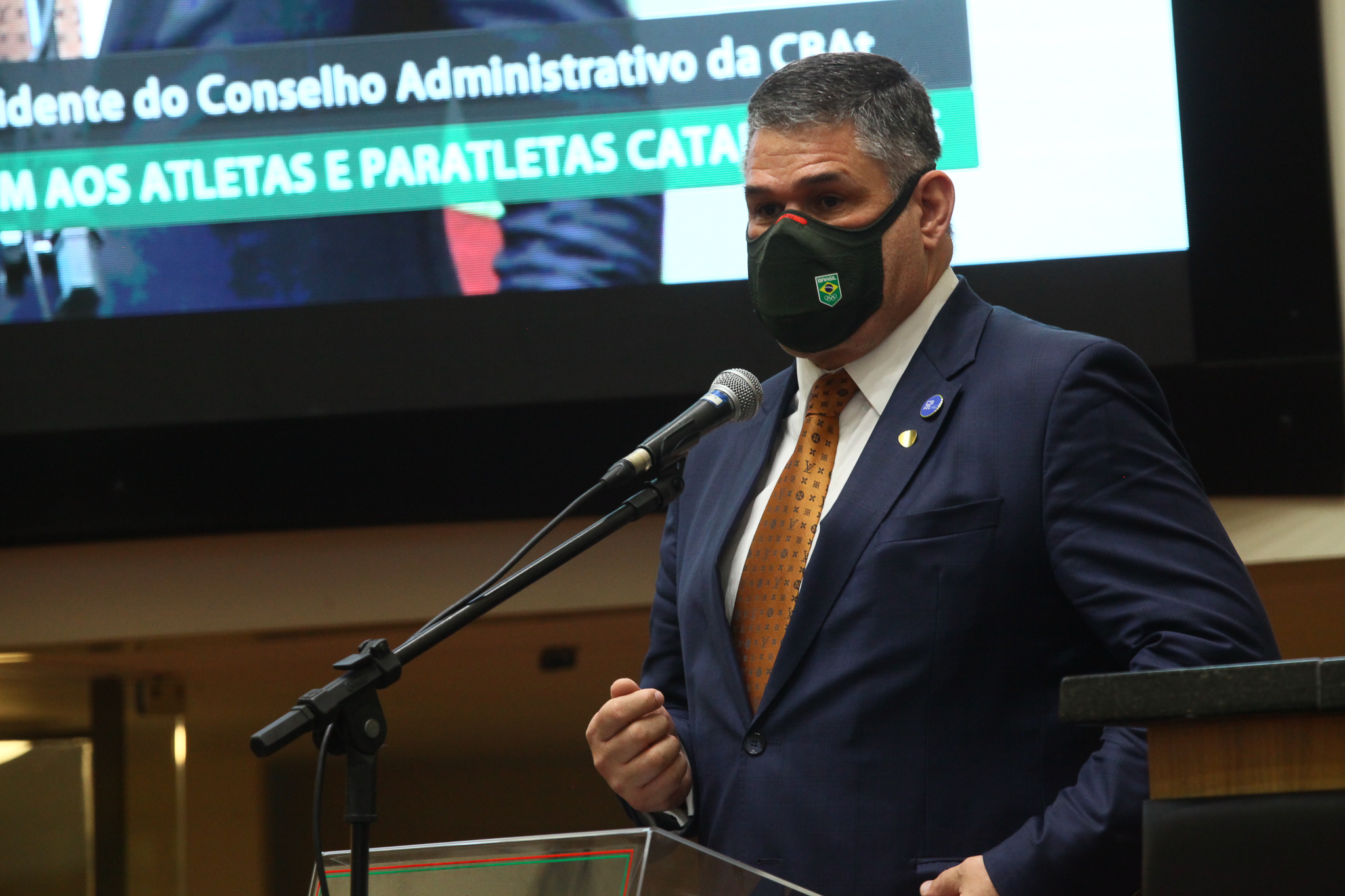 Wlamir Motta Campos - Sessão Especial em Homenagem aos Atletas Catarinenses que representaram o Brasil nas Olimpíadas e Paralímpiadas de Tóquio e no Campeonato Sul Americano de Atletismo Sub-20, no Peru.