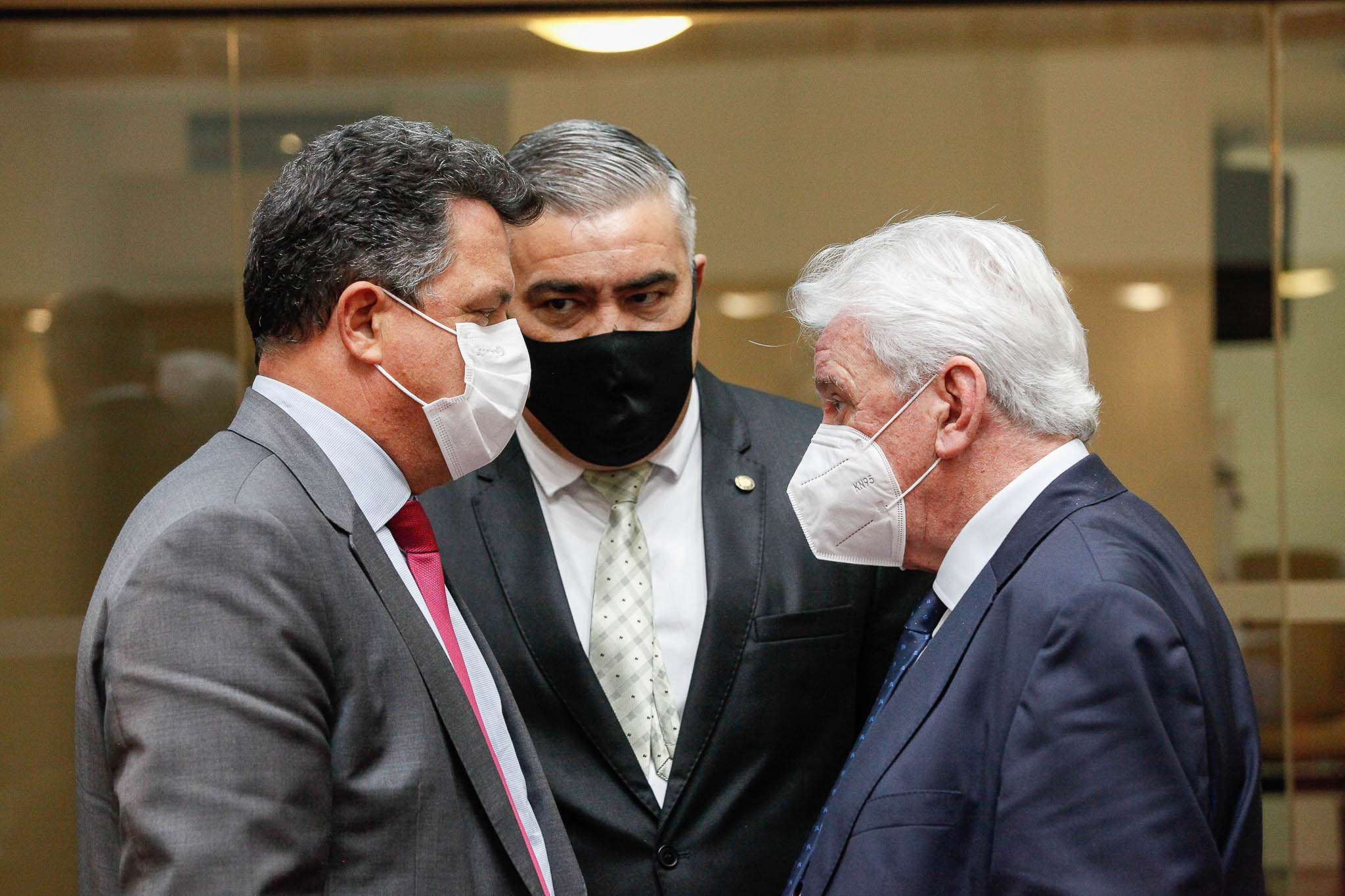Deputado Ivan Natz (PL), Deputado Sargento Lima(PL), Deputado Moacir Sopelsa (MDB)