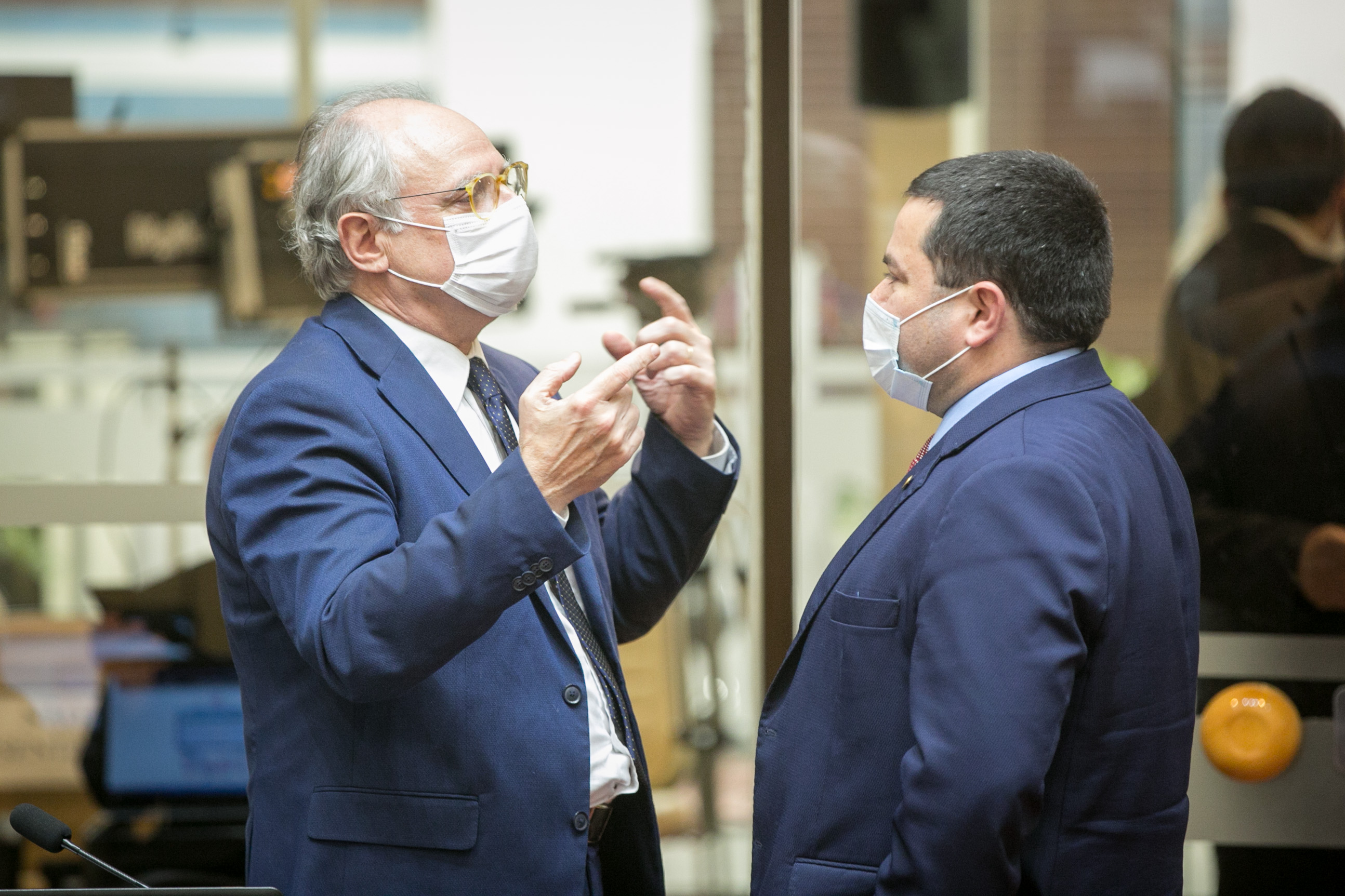 Deputado Dr. Vicente Caropreso (PSDB) e Deputado Ricardo Alba (PSL)
