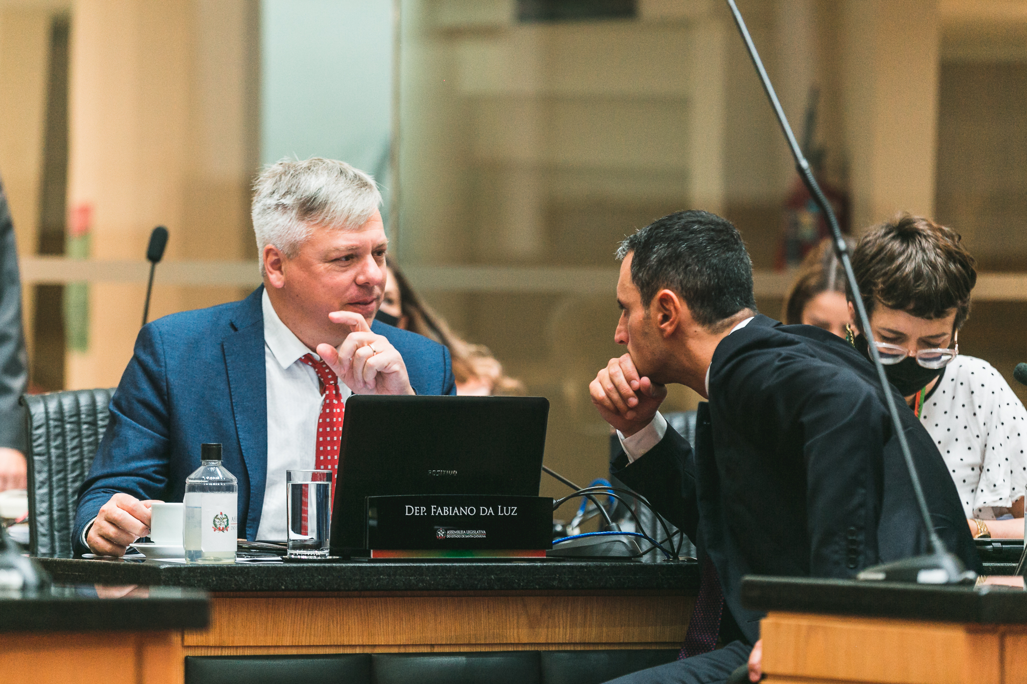 Deputado Fabiano da Luz (PT) - Deputado João Amin (PP)