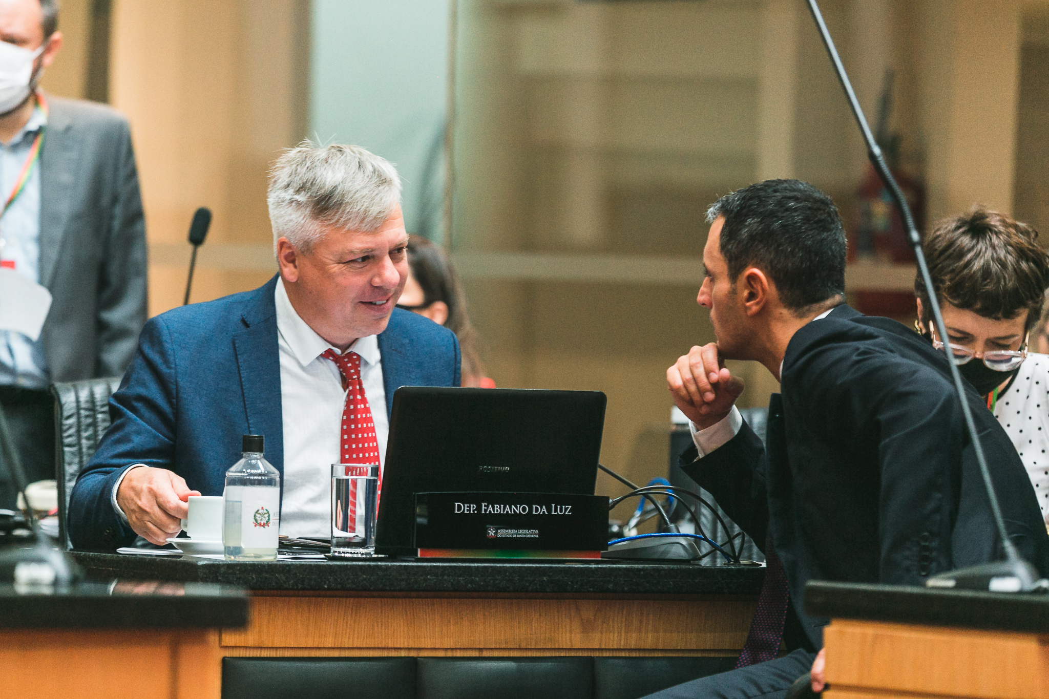 Deputado Fabiano da Luz (PT) - Deputado João Amin (PP)