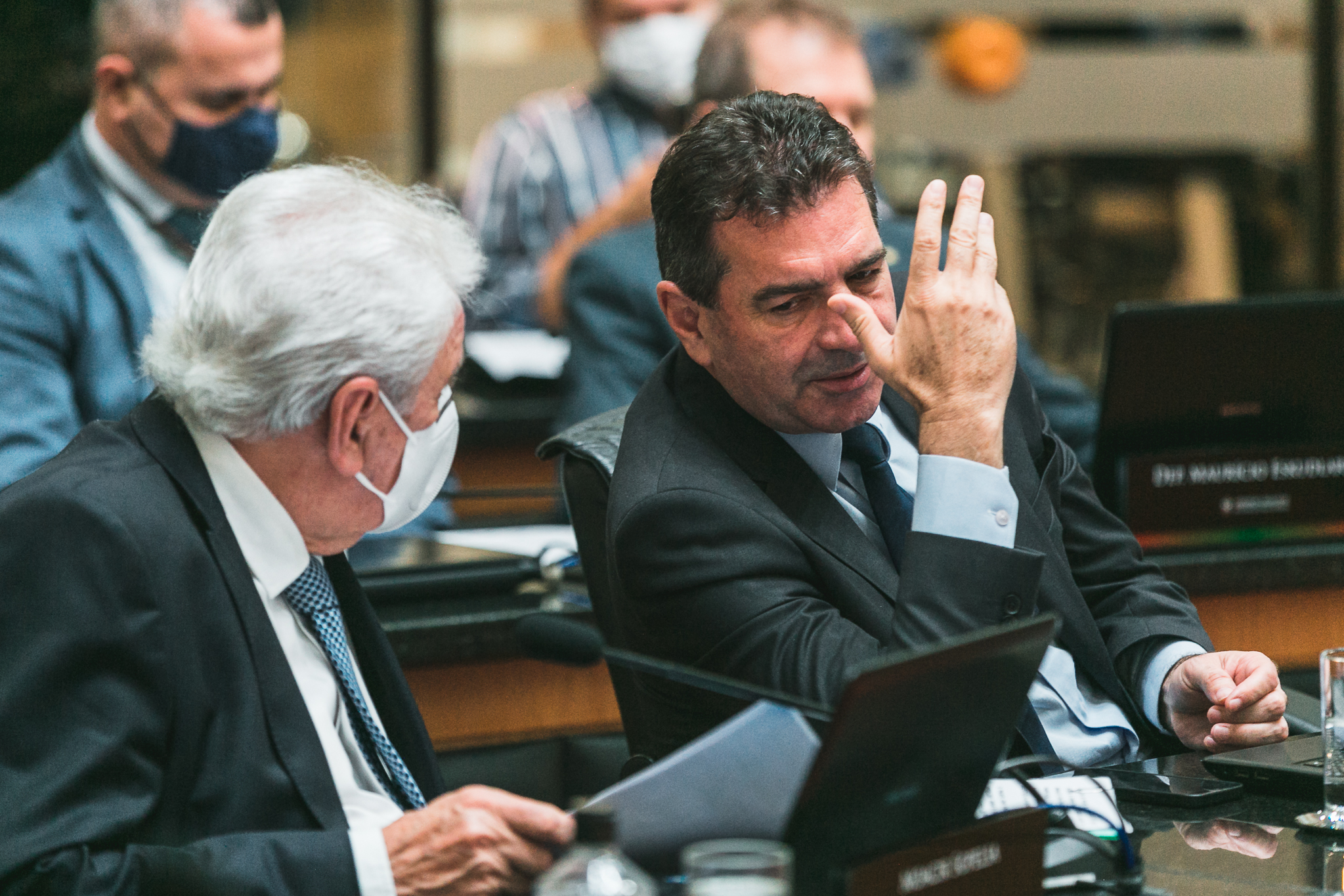 Deputado Valdir Cobalchini (MDB) - Deputado Moacir Sopelsa (MDB)