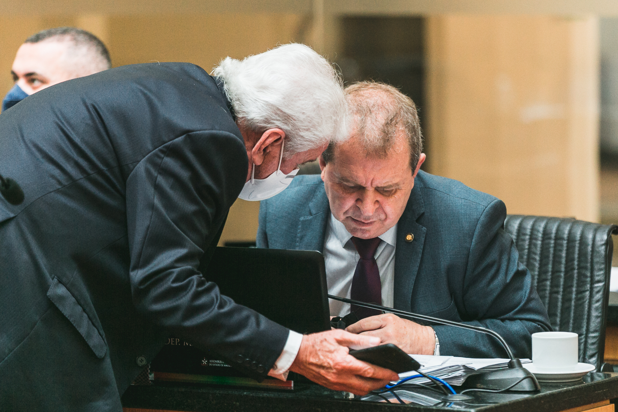 Deputado Moacir Sopelsa (MDB) - Deputado Maurício Eskudlark (PL)