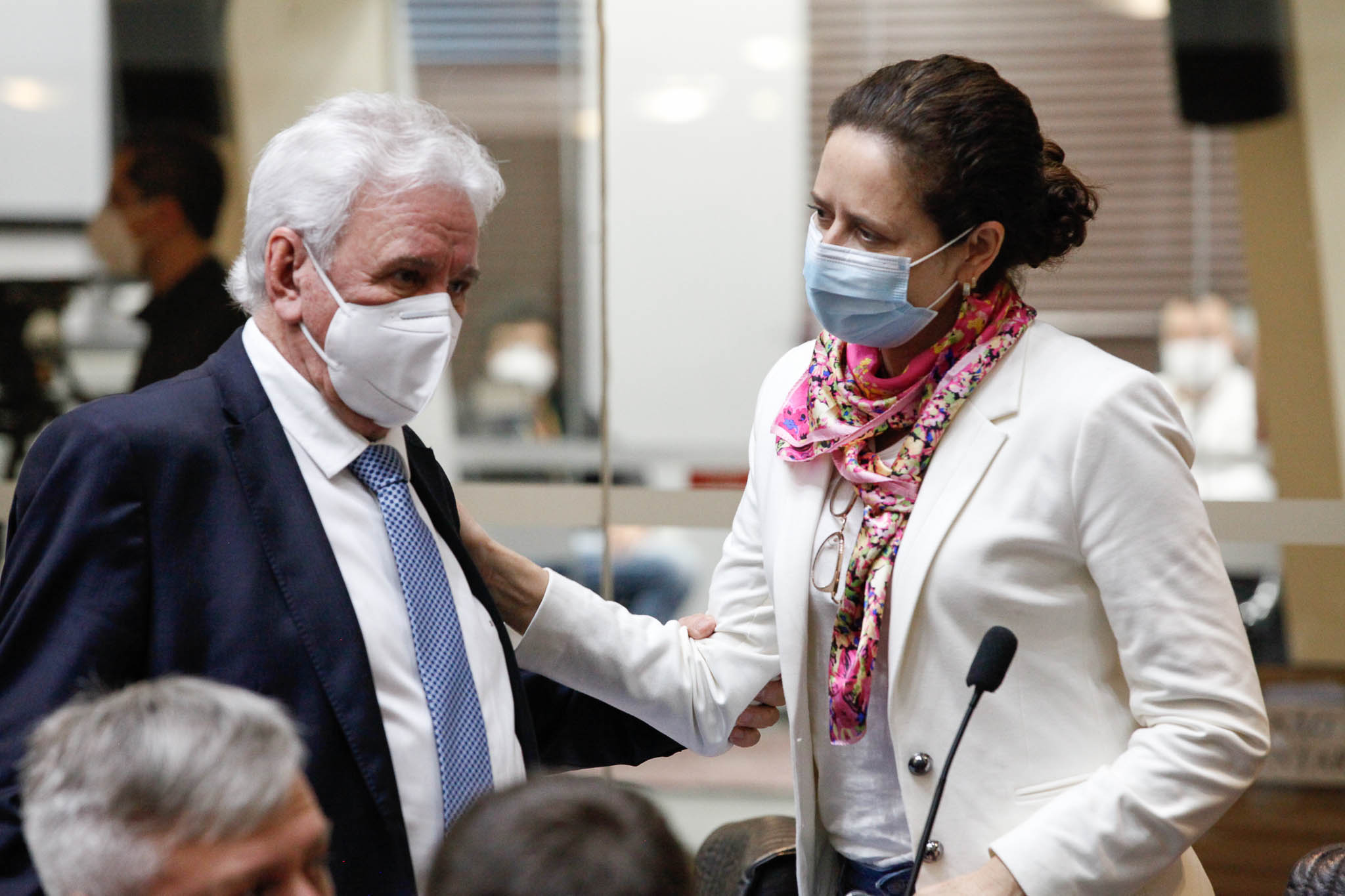 Deputado Moacir Sopelsa (MDB), Deputada Marlene Fengler (PSD)