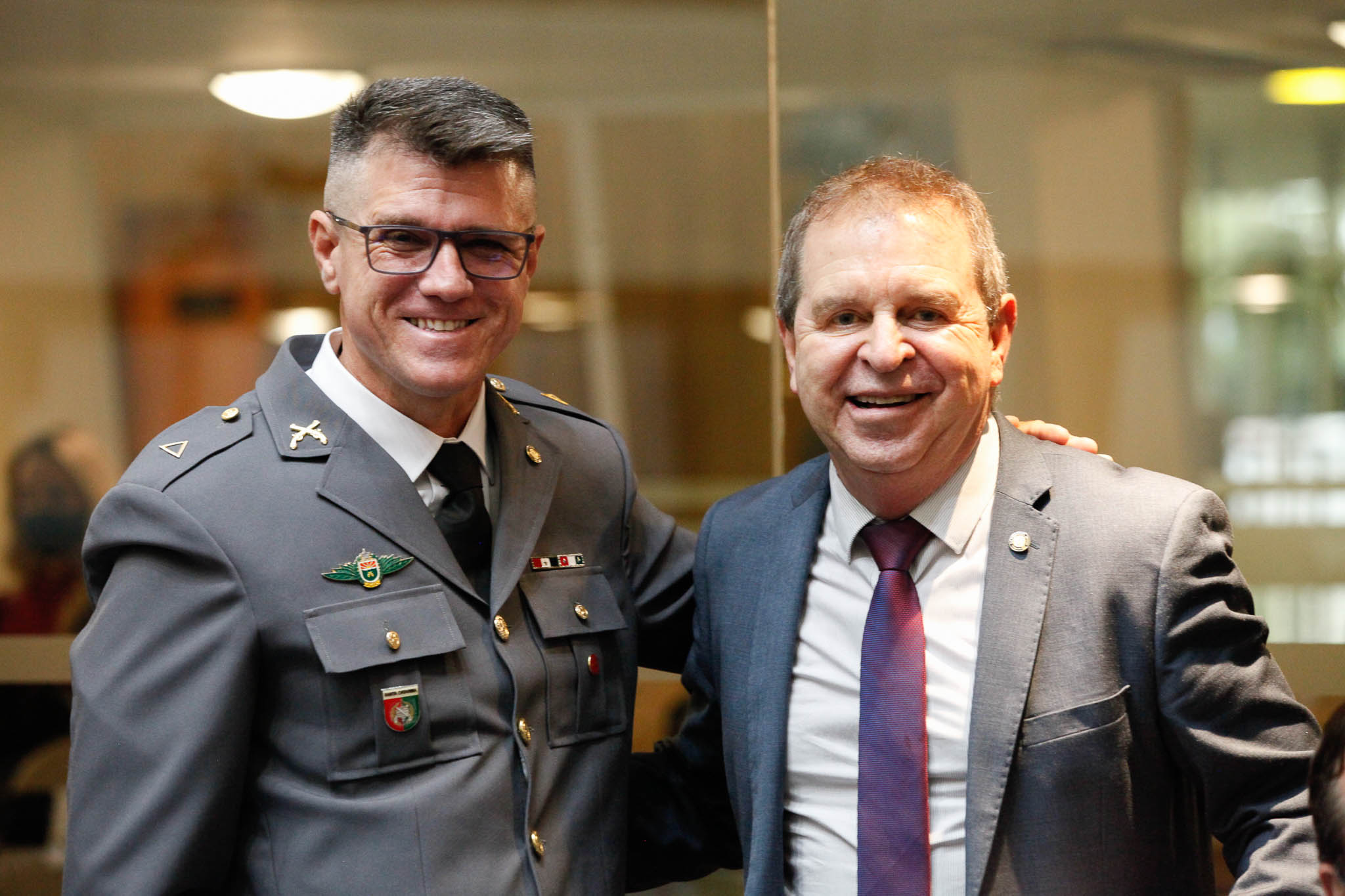 Deputado Rudinei Floriano (PSL), Deputado Maurício Eskudlark (PL)