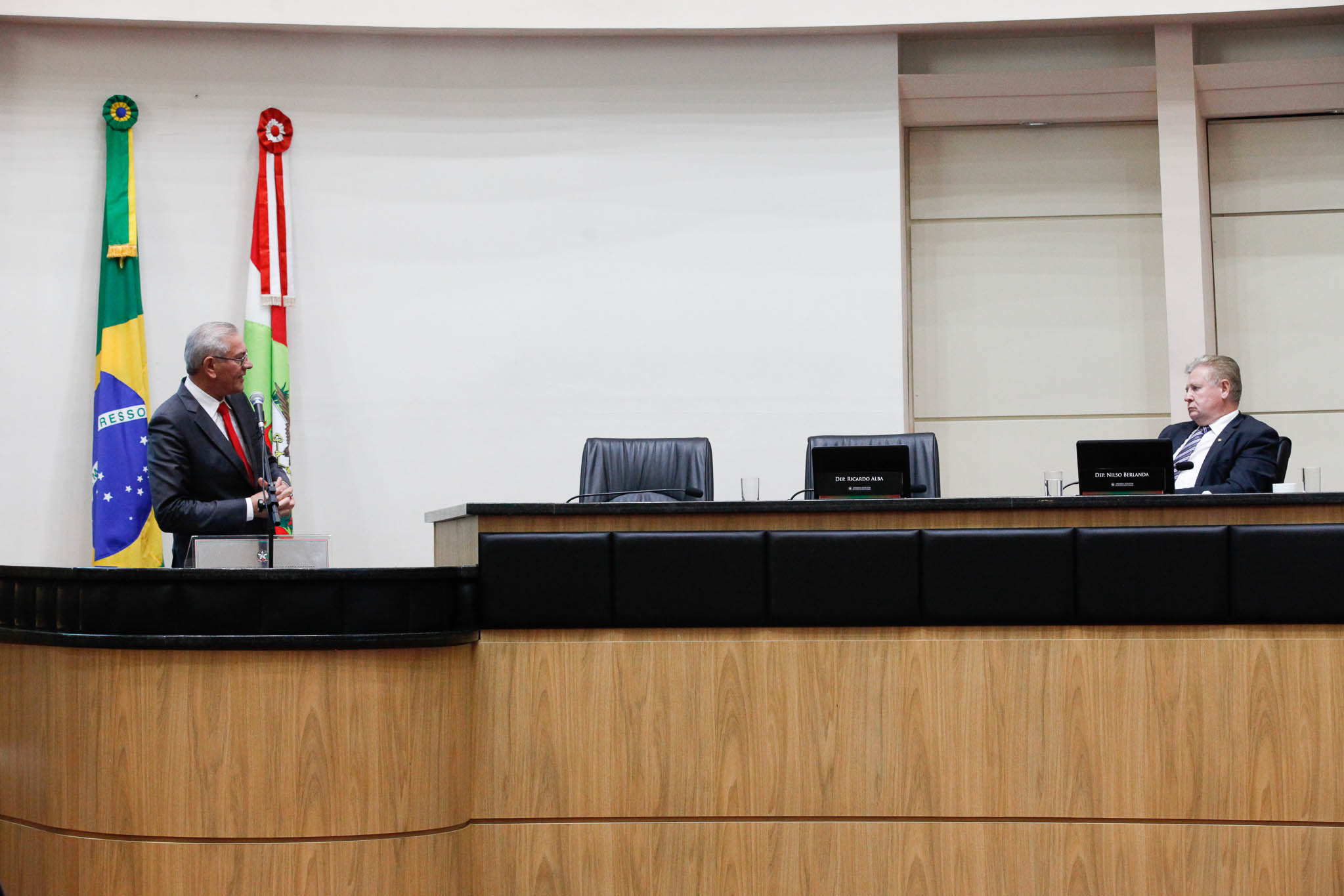 Deputado Silvio Dreveck (PP), Deputado Nilso Berlanda (PL)