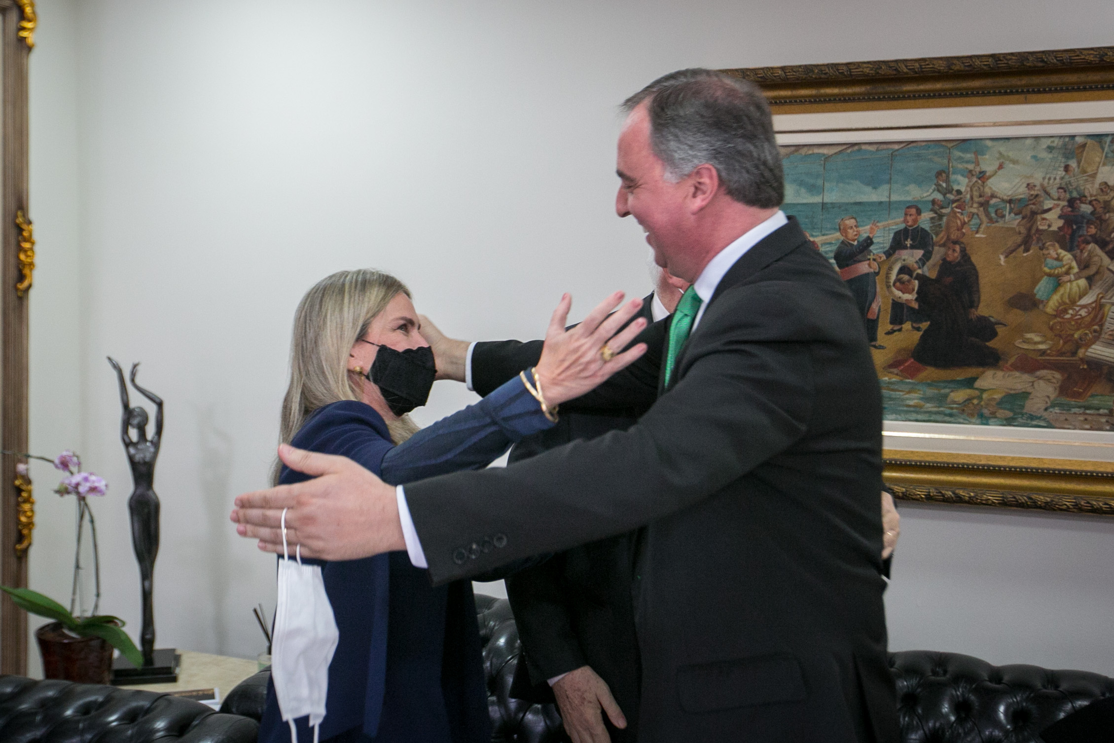 Deputado Kennedy Nunes (PTB) e Presidente da UNALE, Deputada Ivana Bastos